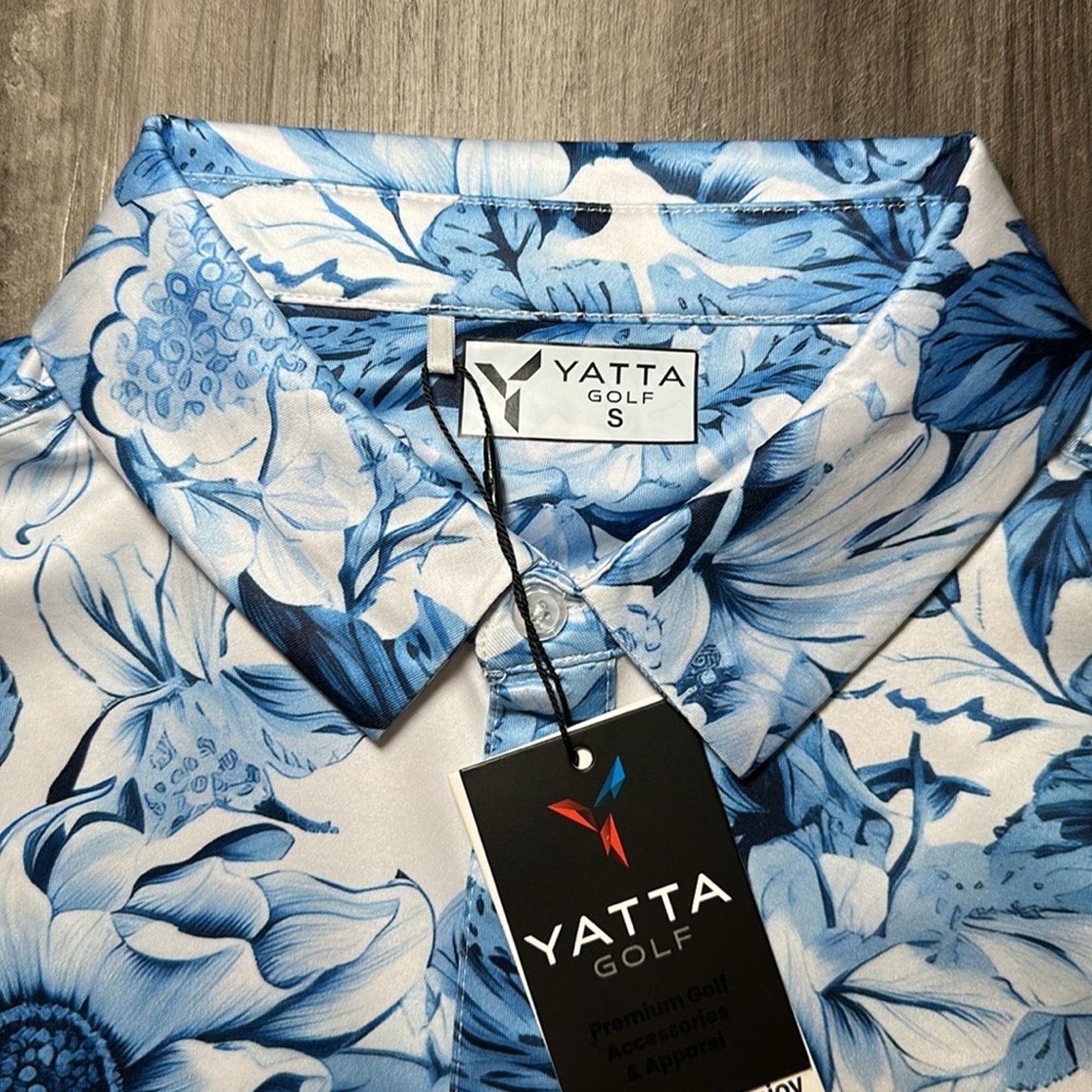 Other Yatta Golf Floral Celadon Polo - Small Size US S / EU 44-46 / 1 - 5 Thumbnail