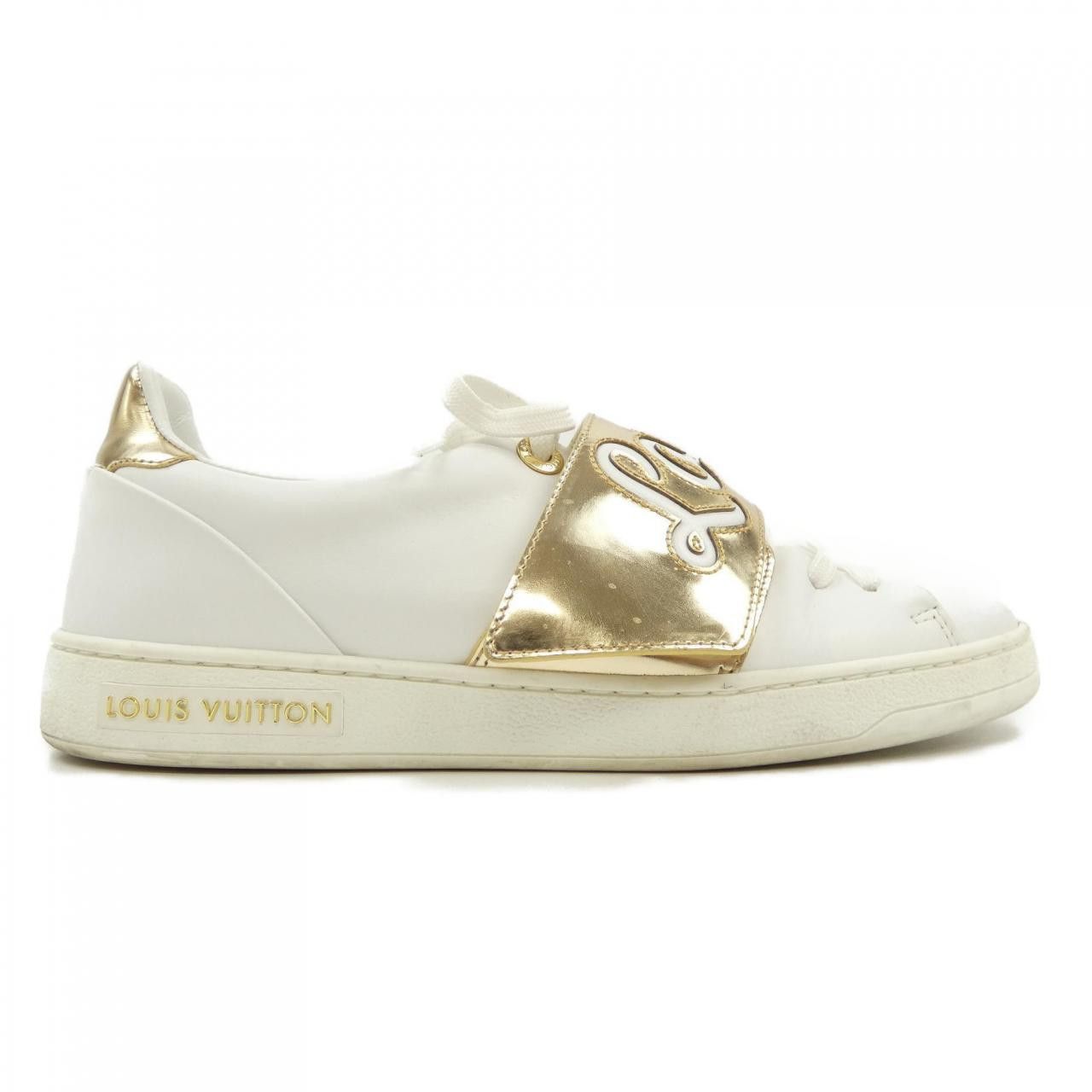 Louis Vuitton Louis Vuitton Louis Vuitton Frontrow Sneakers Leather Shoes DUTY FREE for USA Size ONE SIZE - 1 Thumbnail