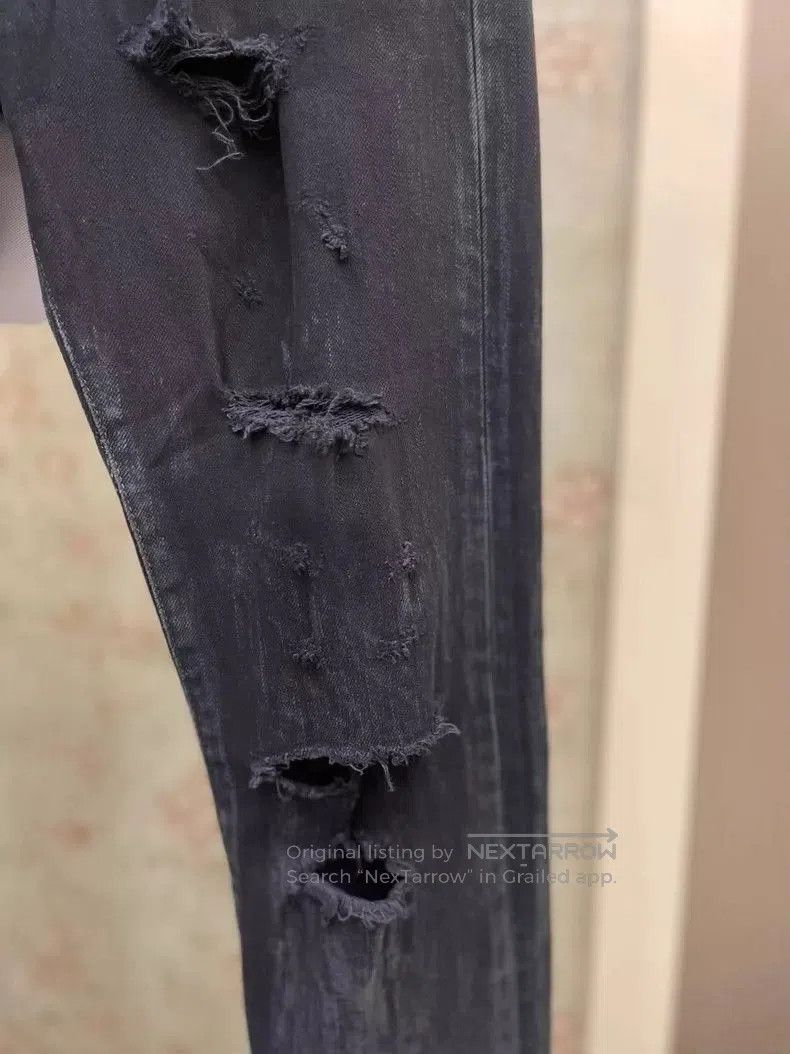Saint Laurent Paris YSL SLP Distressed Denim Jeans D02. Size US 30 / EU 46 - 3 Thumbnail