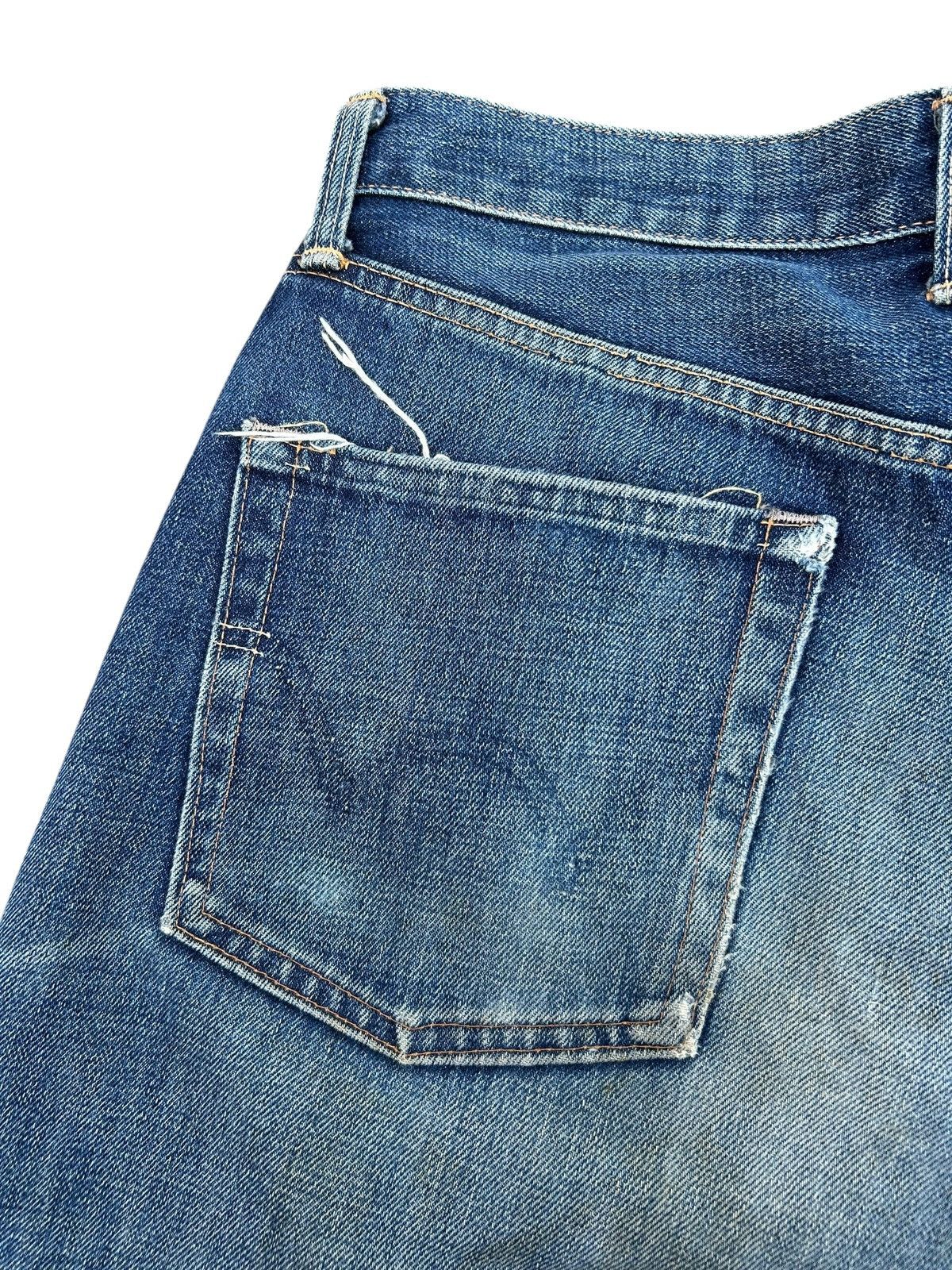 Kapital VINTAGE EDWIN 505XS SELVEDGE DISTRESSED DENIM JEANS Size US 30 / EU 46 - 14 Thumbnail