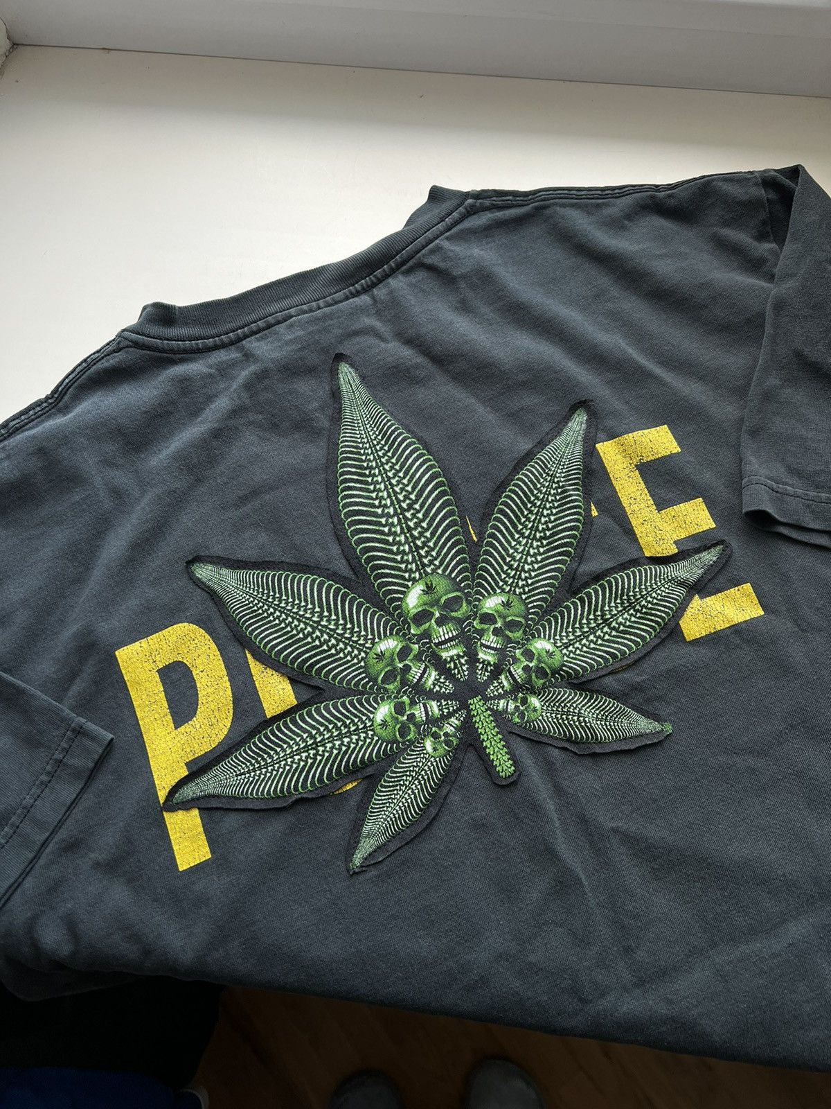 Vintage Vintage Smoke police T-shirt cannabis like Marlboro faded Size US L / EU 52-54 / 3 - 10 Thumbnail