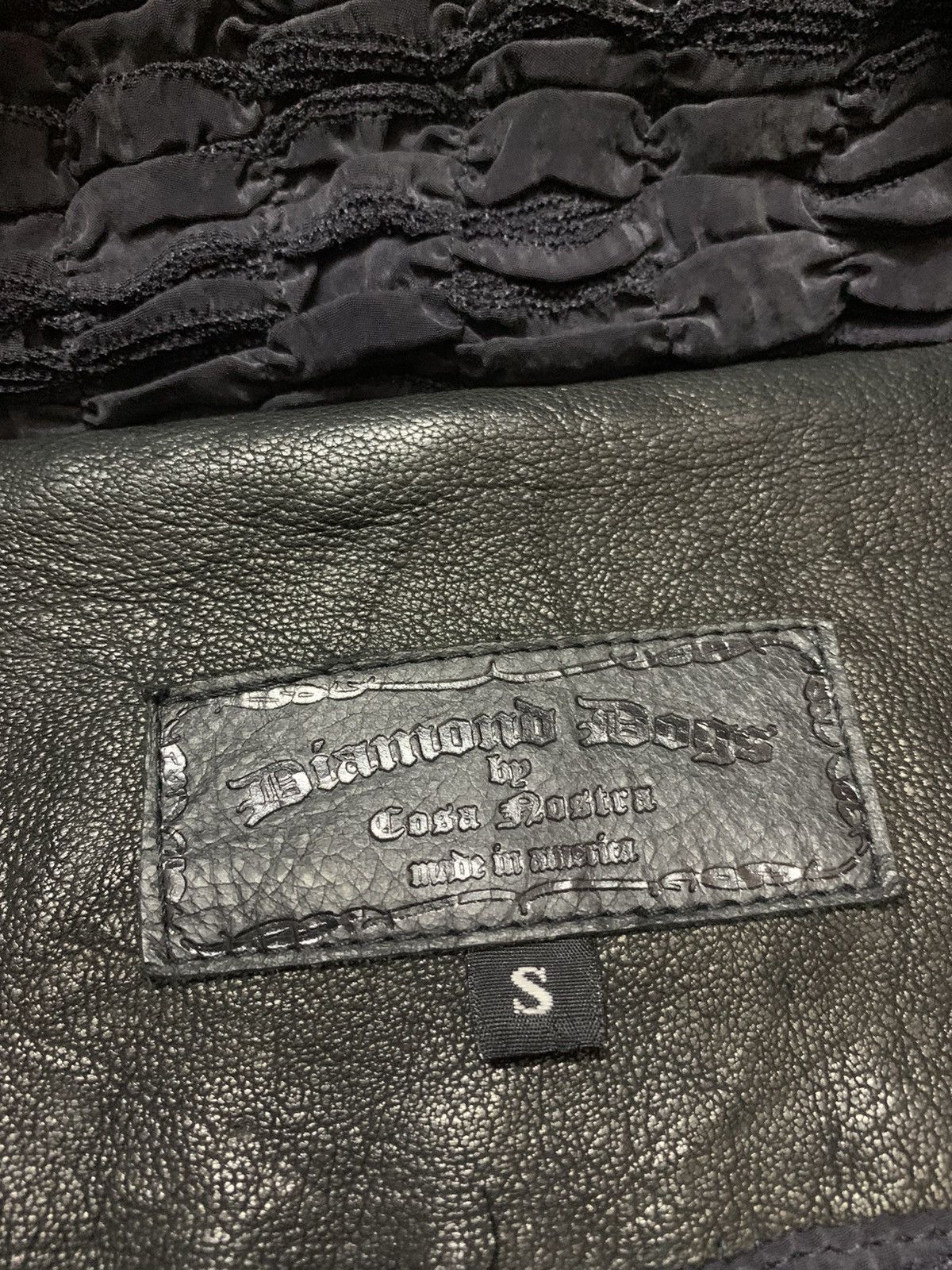 Tornado Mart Diamond Dogs x Cosa Nostra Cyberpunk Cropped Leather Biker Size US S / EU 44-46 / 1 - 9 Thumbnail