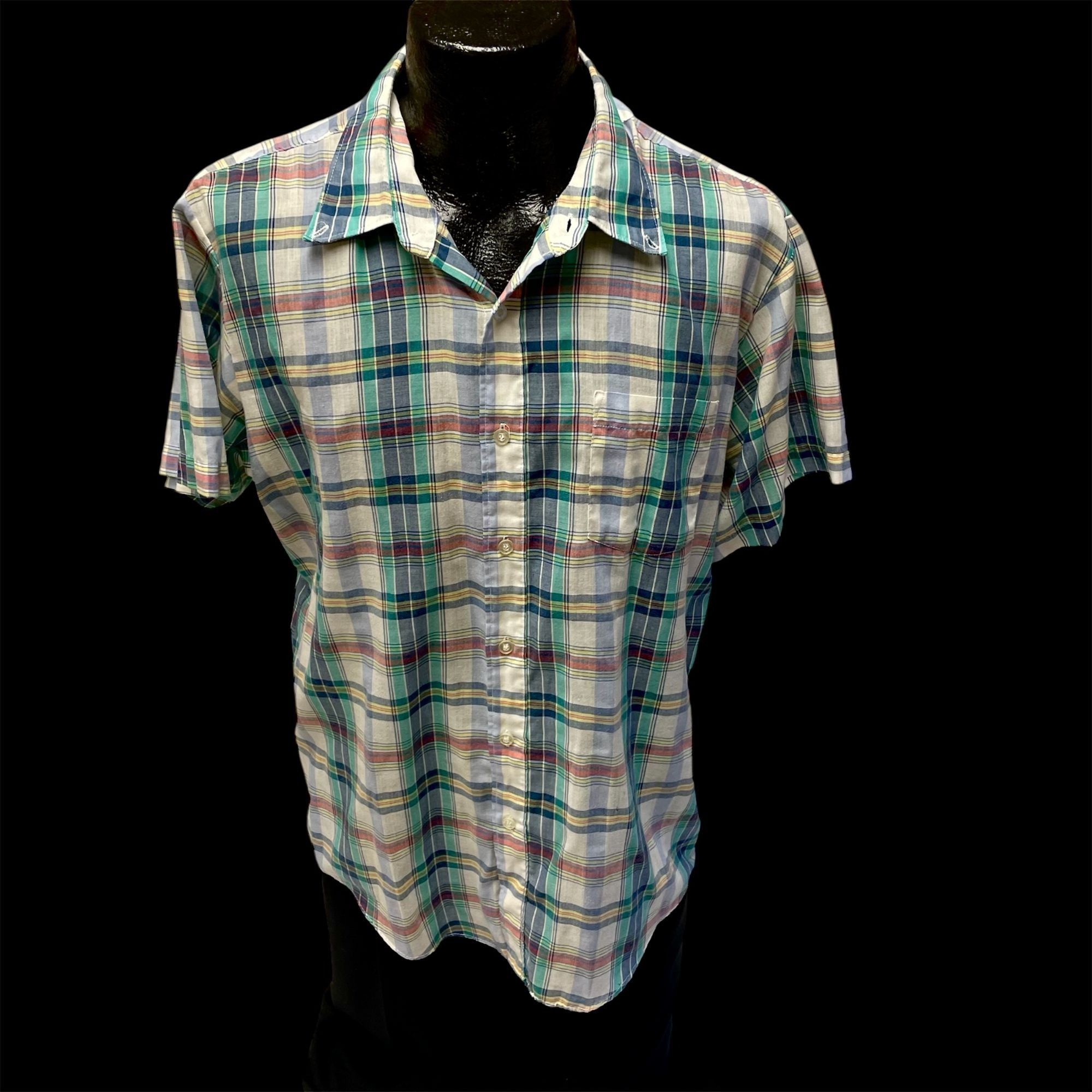McGregor Vtg McGregor Contemporary Pastel Multicolor Madras Shirt Size US L / EU 52-54 / 3 - 1 Thumbnail