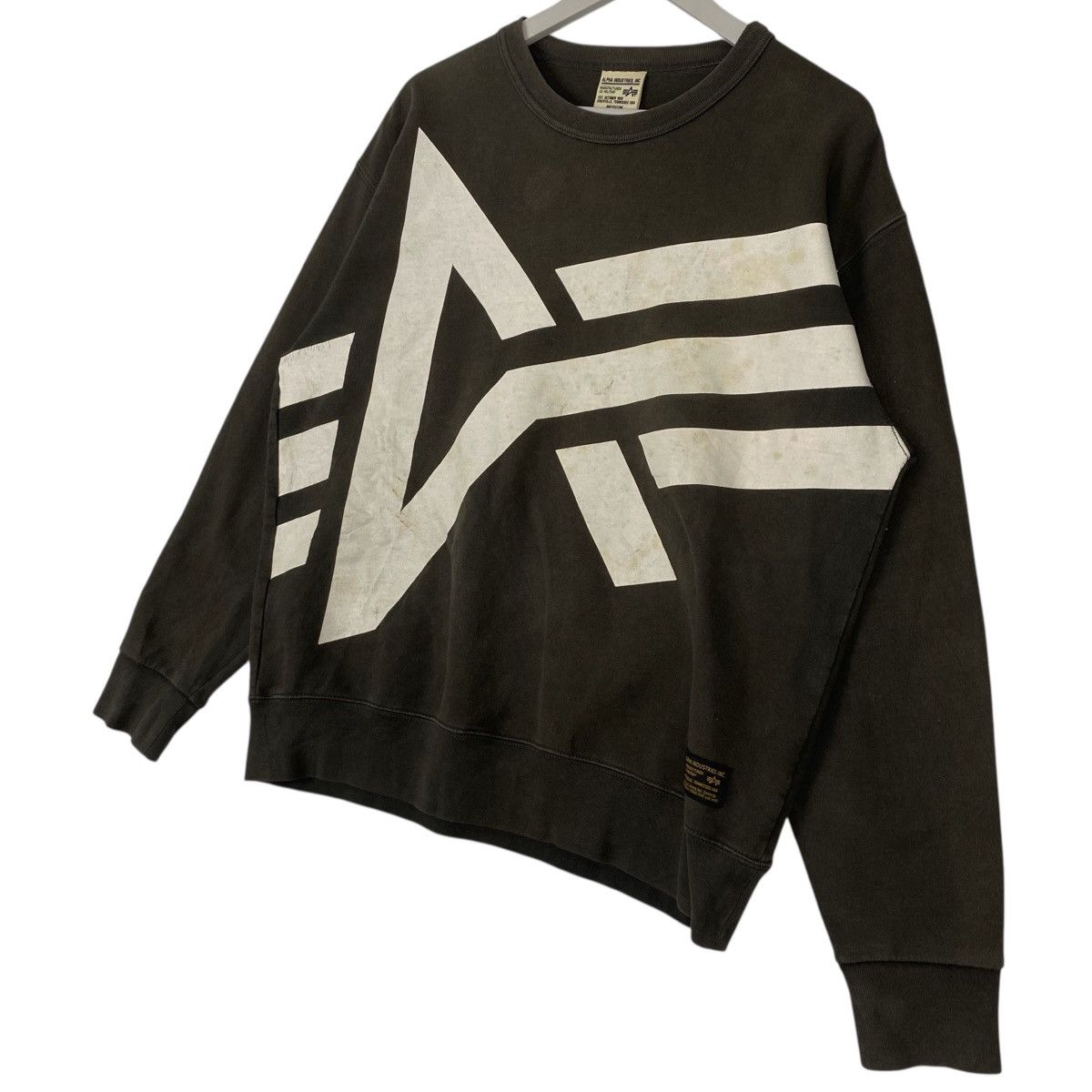 Other Vintage Alpha Industries Crewneck Sweatshirt Brown Size M Size US M / EU 48-50 / 2 - 2 Thumbnail