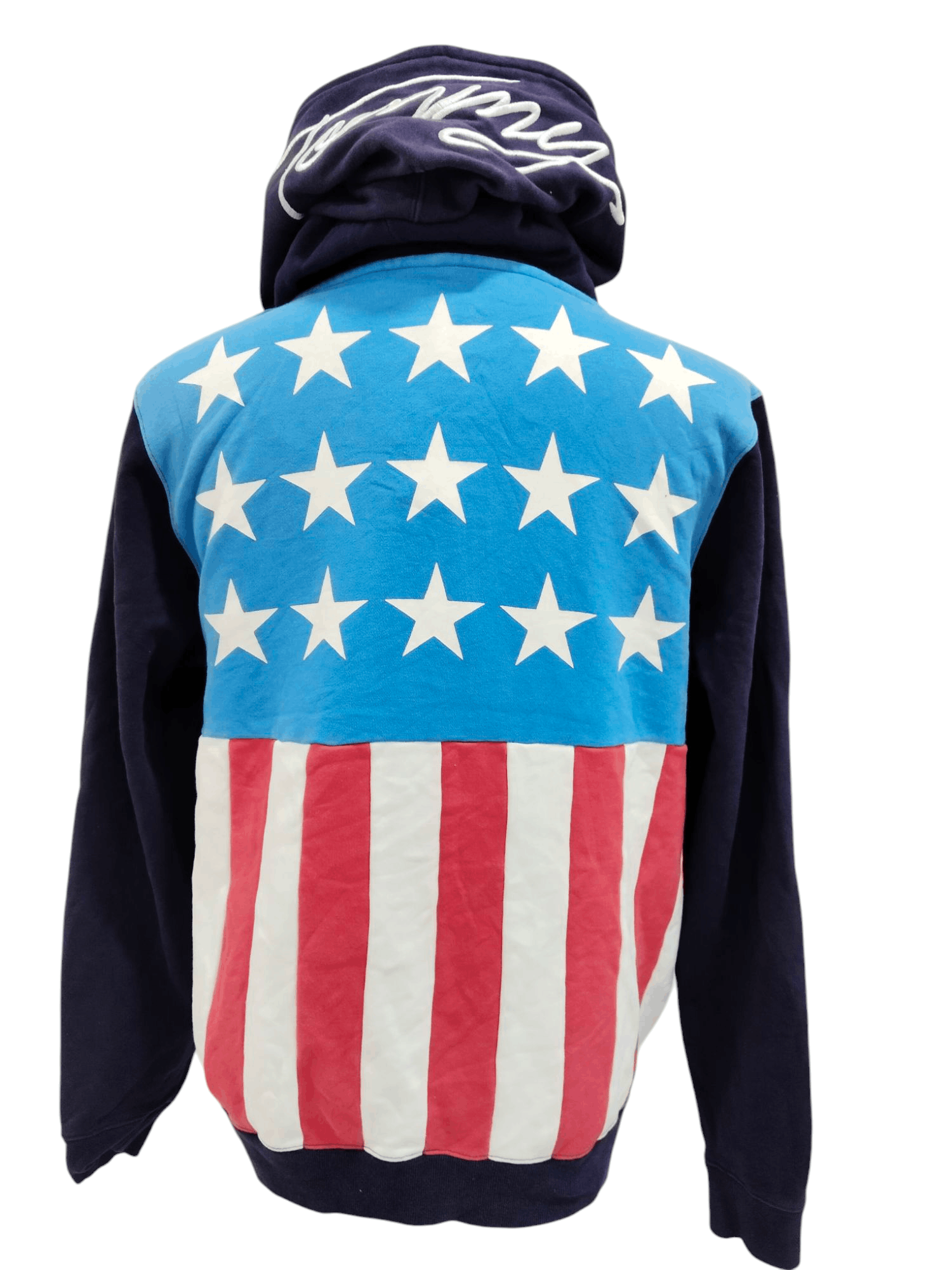 Tommy Hilfiger × Tommy Jeans Vintage Tommy Embroidery Logo Fullzip Hoodie Sweatshirt Size US L / EU 52-54 / 3 - 2 Thumbnail