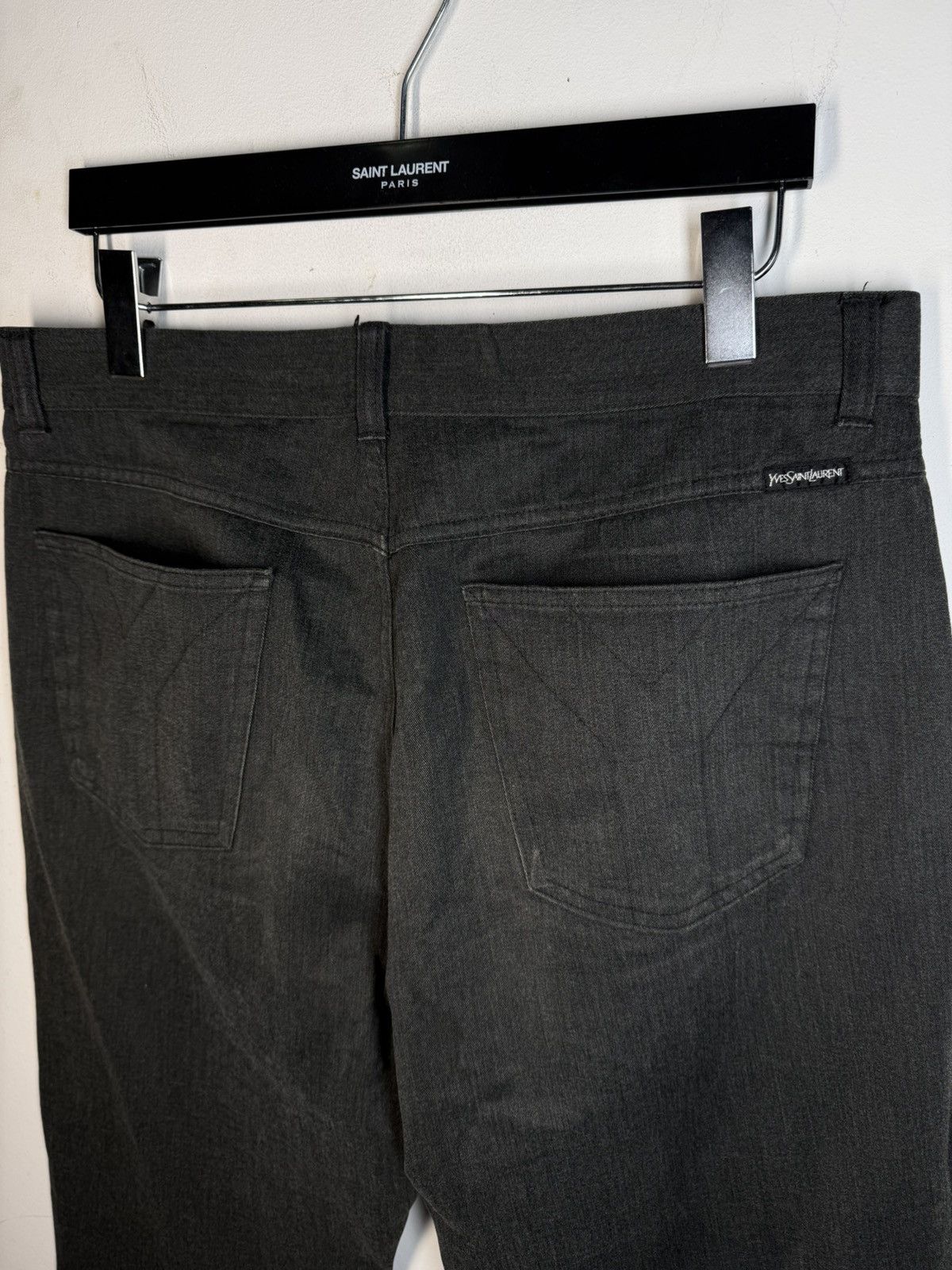 Yves Saint Laurent 36x32 YSL Casual Pants Grey YSL Jeans Size US 36 / EU 52 - 2 Thumbnail