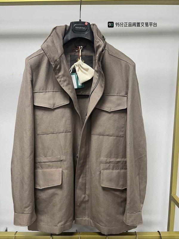 Loro Piana Loro Piana Traveller Solid Collar Zip Jacket. Size US M / EU 48-50 / 2 - 1 Thumbnail