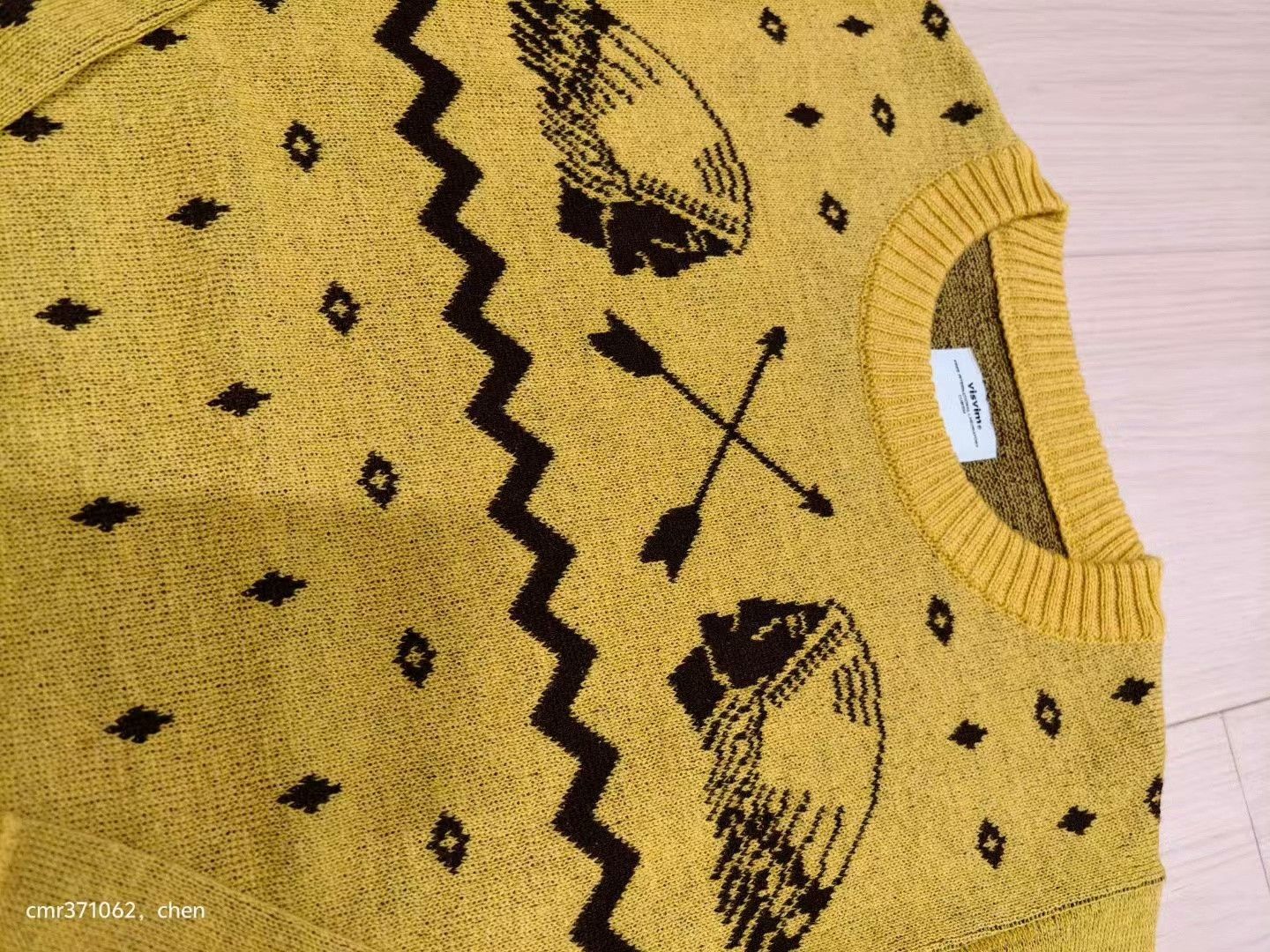Visvim visvim 17AW Vntg Native Jacquard Knit Size US M / EU 48-50 / 2 - 4 Thumbnail