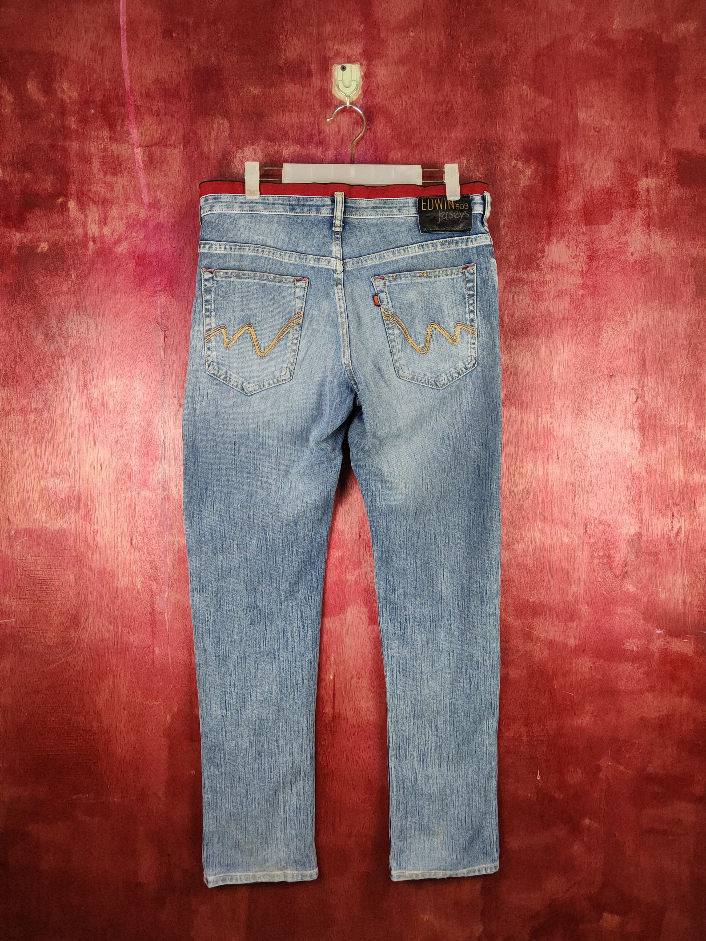 Edwin Edwin Blue Distressed Multipocket Denim #S1587 Size US 31 - 9 Thumbnail