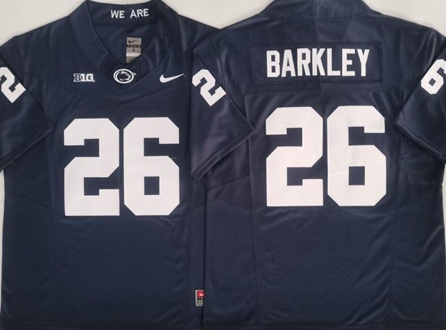 Other Penn State Nittany Lions #26 Saquon Barkley Navy 2024 Jersey Size US S / EU 44-46 / 1 - 1 Thumbnail