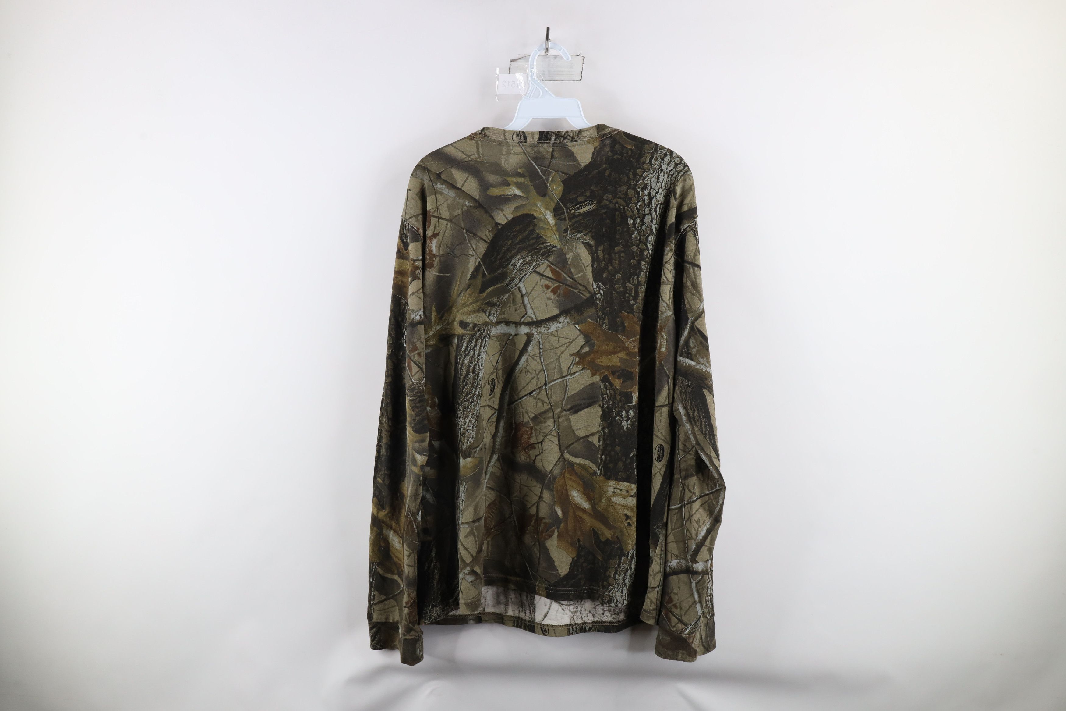 Vintage Vintage Streetwear Camouflage Long Sleeve Pocket T-Shirt Size US M / EU 48-50 / 2 - 9 Thumbnail