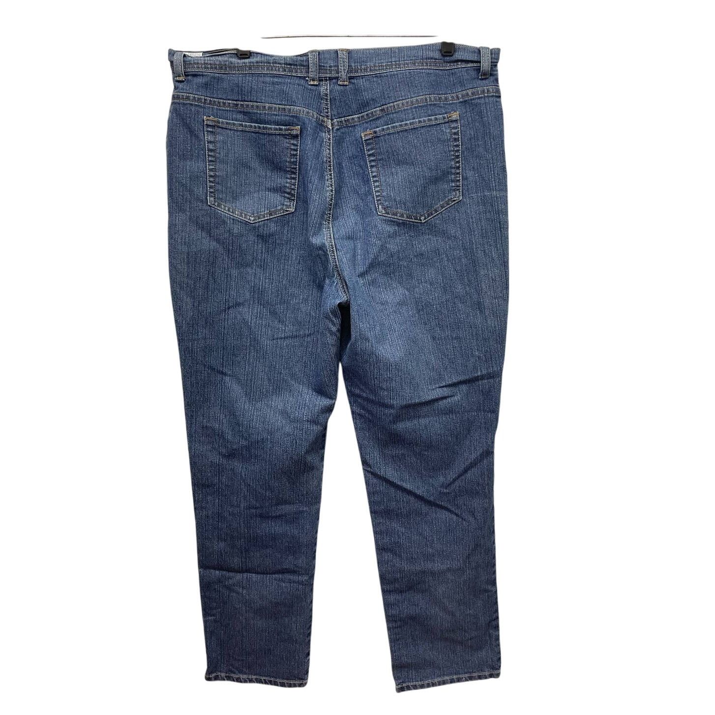 Gloria Vanderbilt Gloria Vanderbilt 18 Long Tapered Denim Blue Jeans 32 Inseam Size 40" / US 18 - 5 Thumbnail