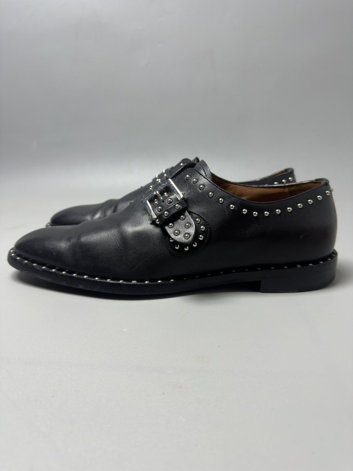 Givenchy Givenchy — Studded leather monk straps Size US 7 / EU 40 - 4 Thumbnail