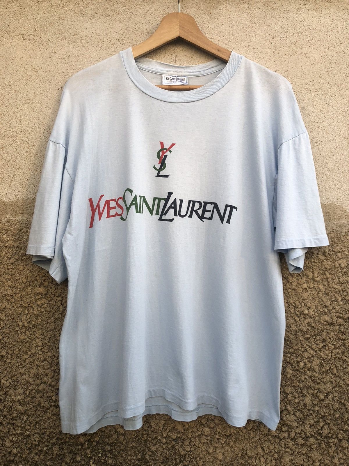 Vintage YSL Yves Saint Laurent Muticolor Tshirt