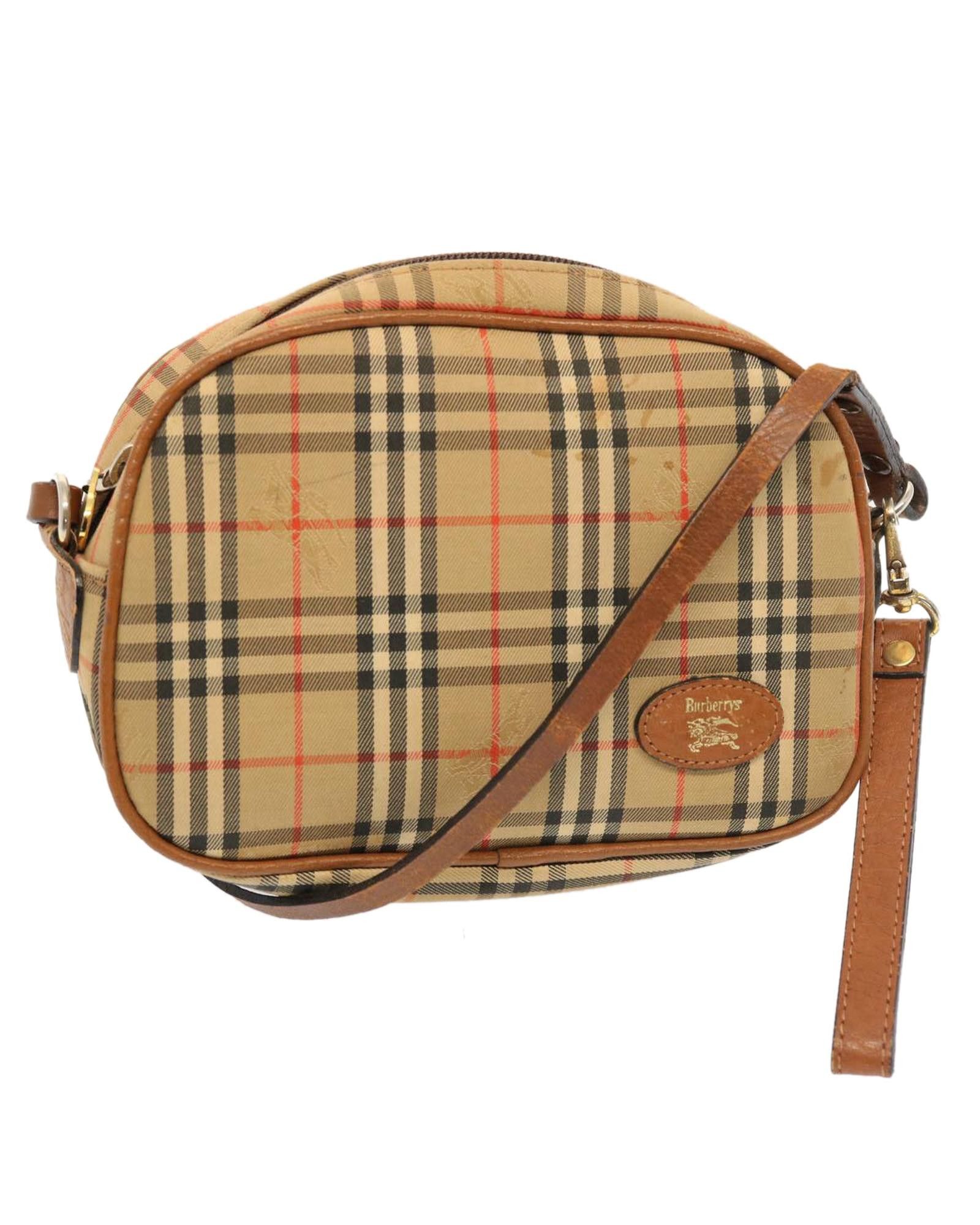 image of Burberry Beige Synthetic Shoulder Bag, Women's
