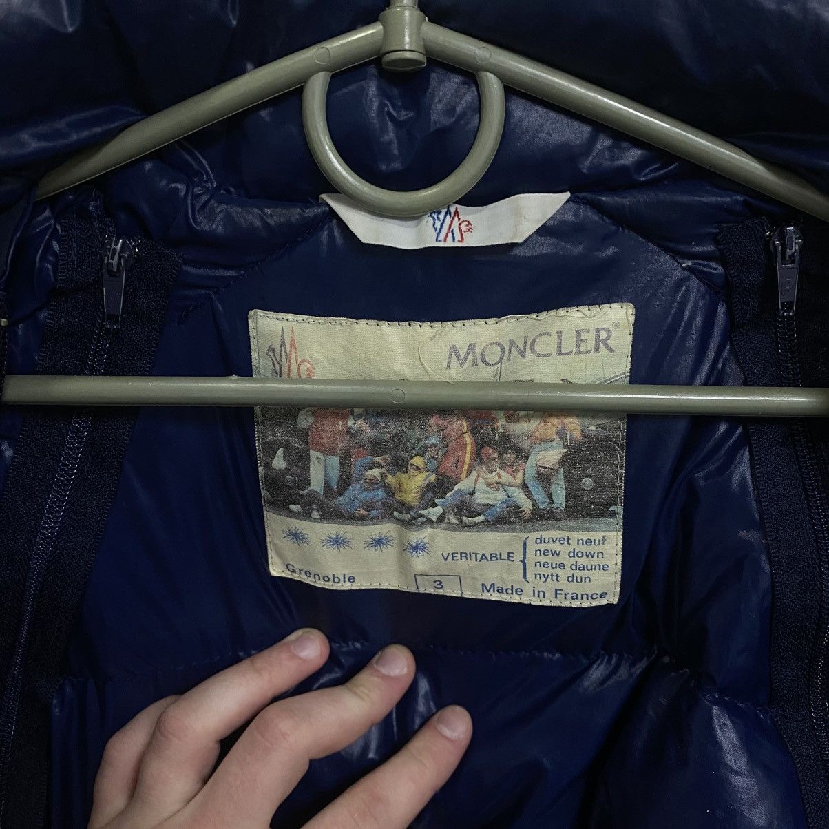 Moncler Vintage 80s Moncler Grenoble Puffer / Vest Jacket 2in1 Size US L / EU 52-54 / 3 - 18 Thumbnail