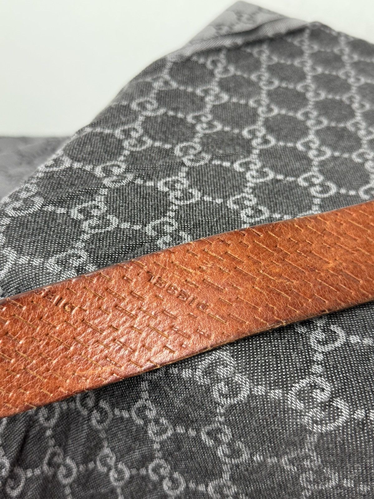 Diesel Y2K Vintage Diesel Leather Belt Hype Size ONE SIZE - 3 Thumbnail