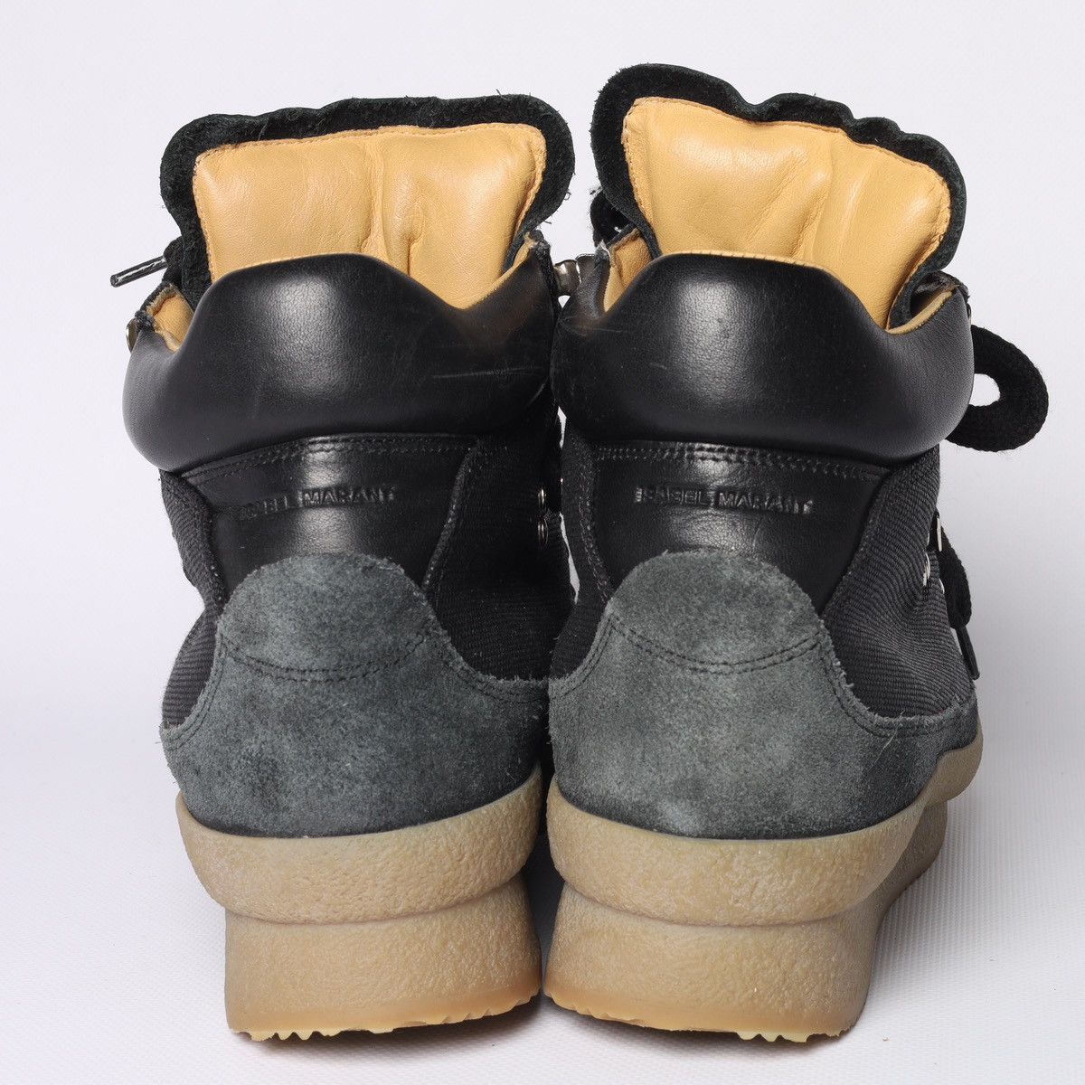 Isabel Marant × Isabel Marant Etoile Isabel Marant Leather Suede Brent Hiking Boots Winter Shoes Size US 9 / IT 39 - 4 Thumbnail