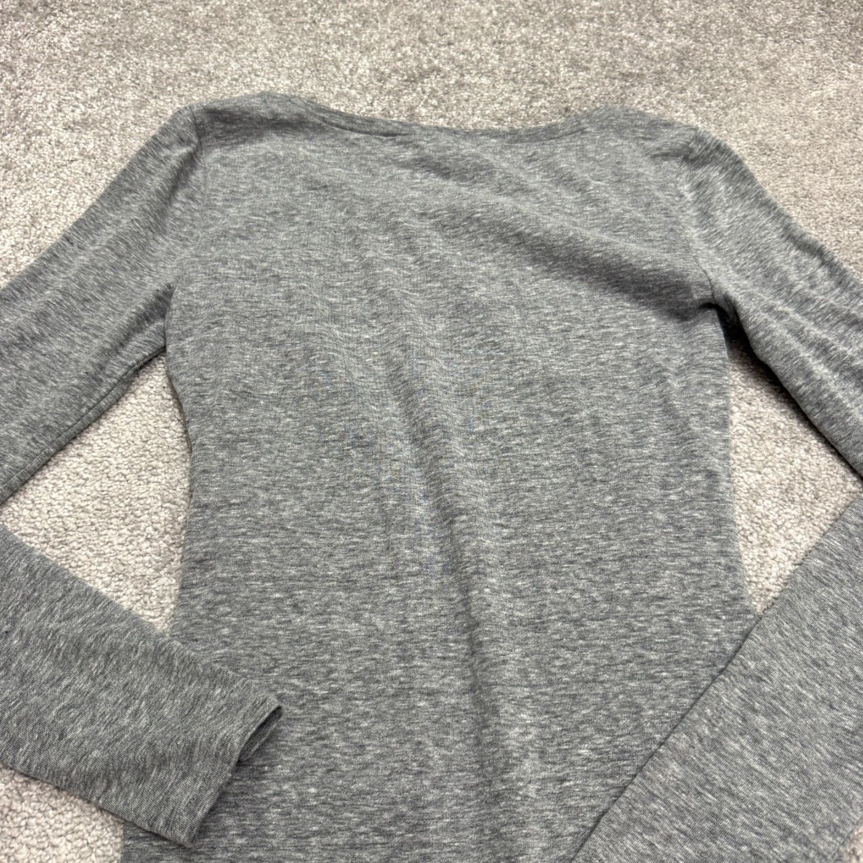 Vintage Leith Bodycon Mini dress Womens M Gray Long Sleeve Ruched Asymmetric Tulip Short Vintage No Size M / US 6-8 / IT 42-44 - 4 Thumbnail