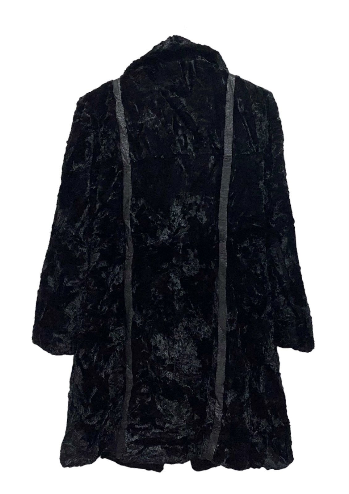 If Six Was Nine Vintage Faux Fur Coat Jacket Leather Japan Size L / US 10 / IT 46 - 4 Thumbnail