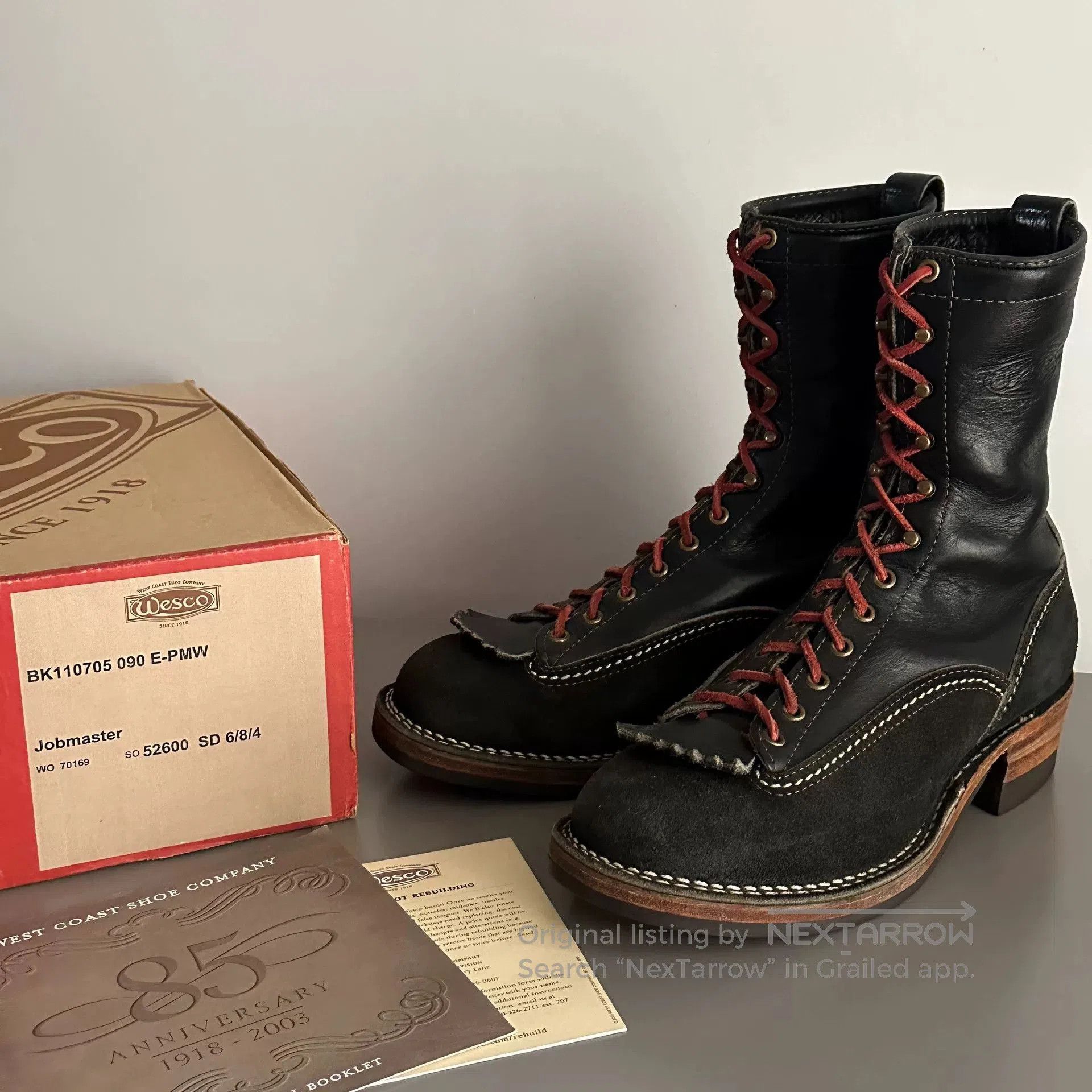 WESCO Wesco Jobmaster 85th 9E. Size US 9 / EU 42 - 2 Thumbnail