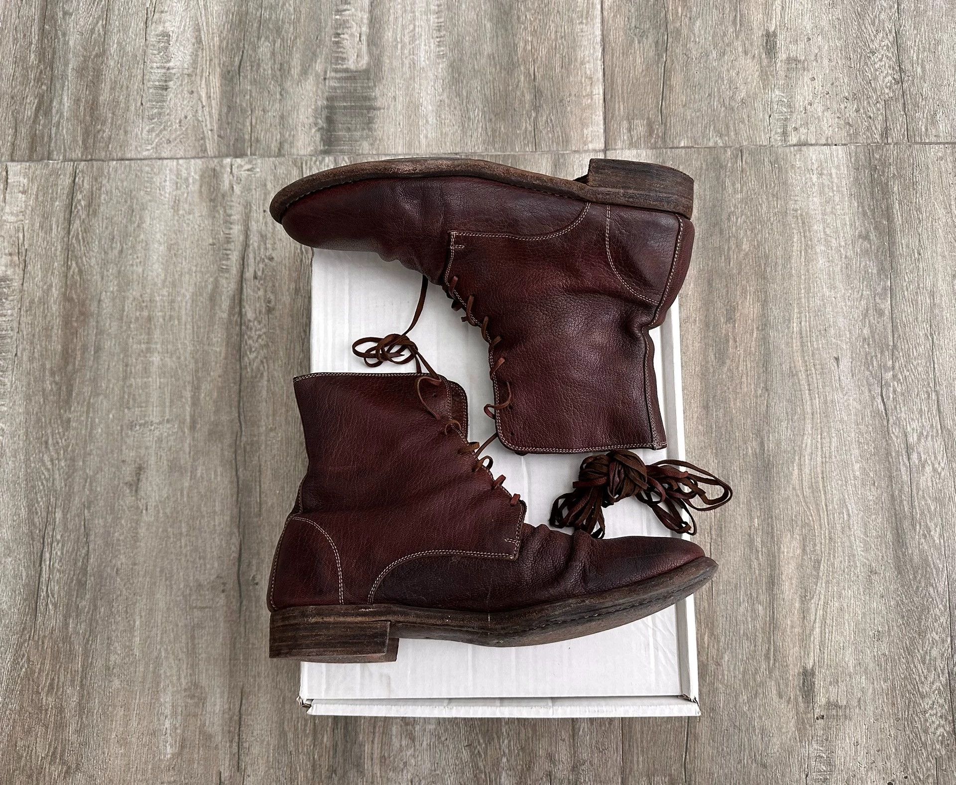 Guidi GUIDI 995 High Top GOATSKIN Boot Good 44 Size US 11 / EU 44 - 3 Thumbnail