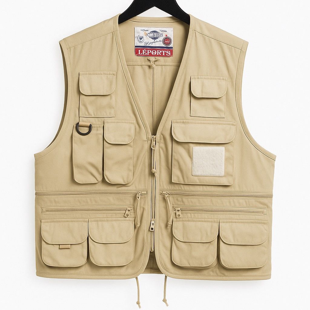 Vintage Vintage Leports Safari Fishing Utility Vest Multi-Pocket Size US L / EU 52-54 / 3 - 1 Thumbnail