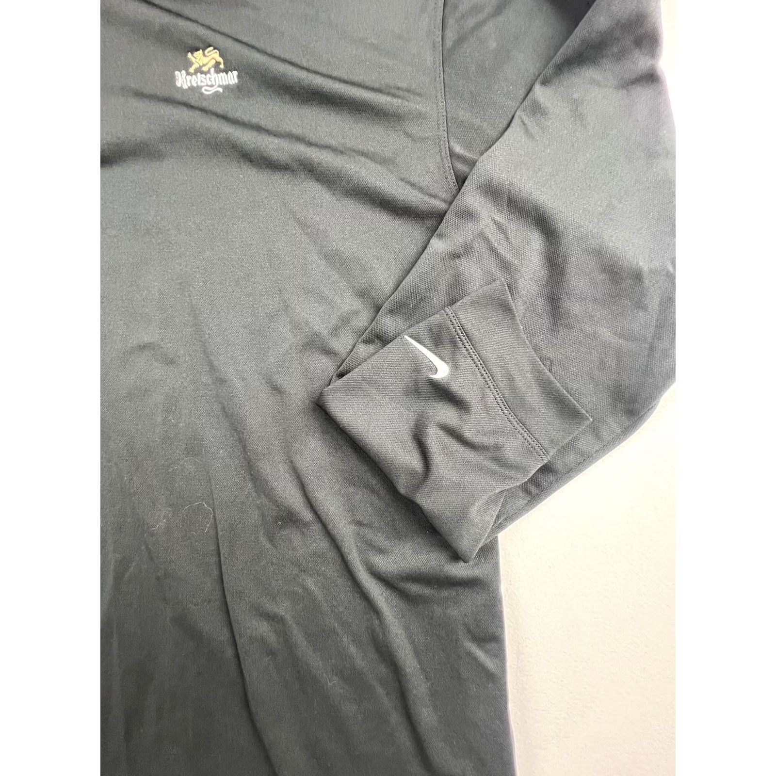 Nike Nike Golf Dri-FIT Polo Shirt Mens XL Black Long Sleeve Shirt Polo Men's XL Black Nike Swoosh Kretschmar Logo Golf Size US XL / EU 56 / 4 - 4 Thumbnail