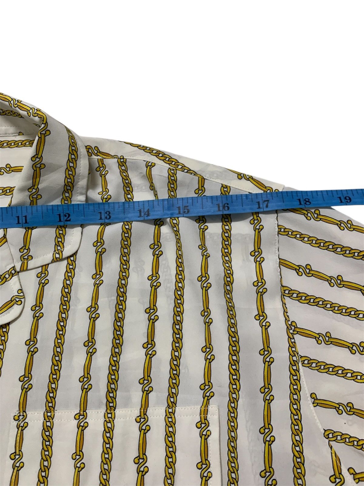 Celine CELINE gold chain stripes Size M / US 6-8 / IT 42-44 - 7 Thumbnail