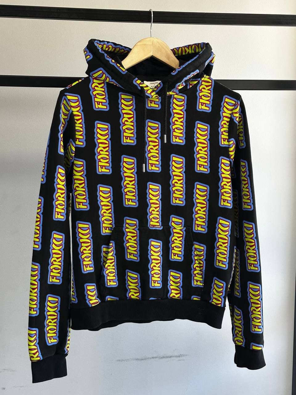 Fiorucci Fiorucci Globus AOP Logo Hoodie Made In Italy Size M / US 6-8 / IT 42-44 - 1 Thumbnail