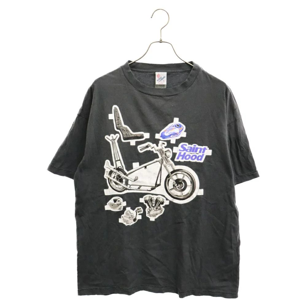 image of Saint Michael Neighborhood 'saint Hood' Bike T-Shirt, Men's (Size XL)