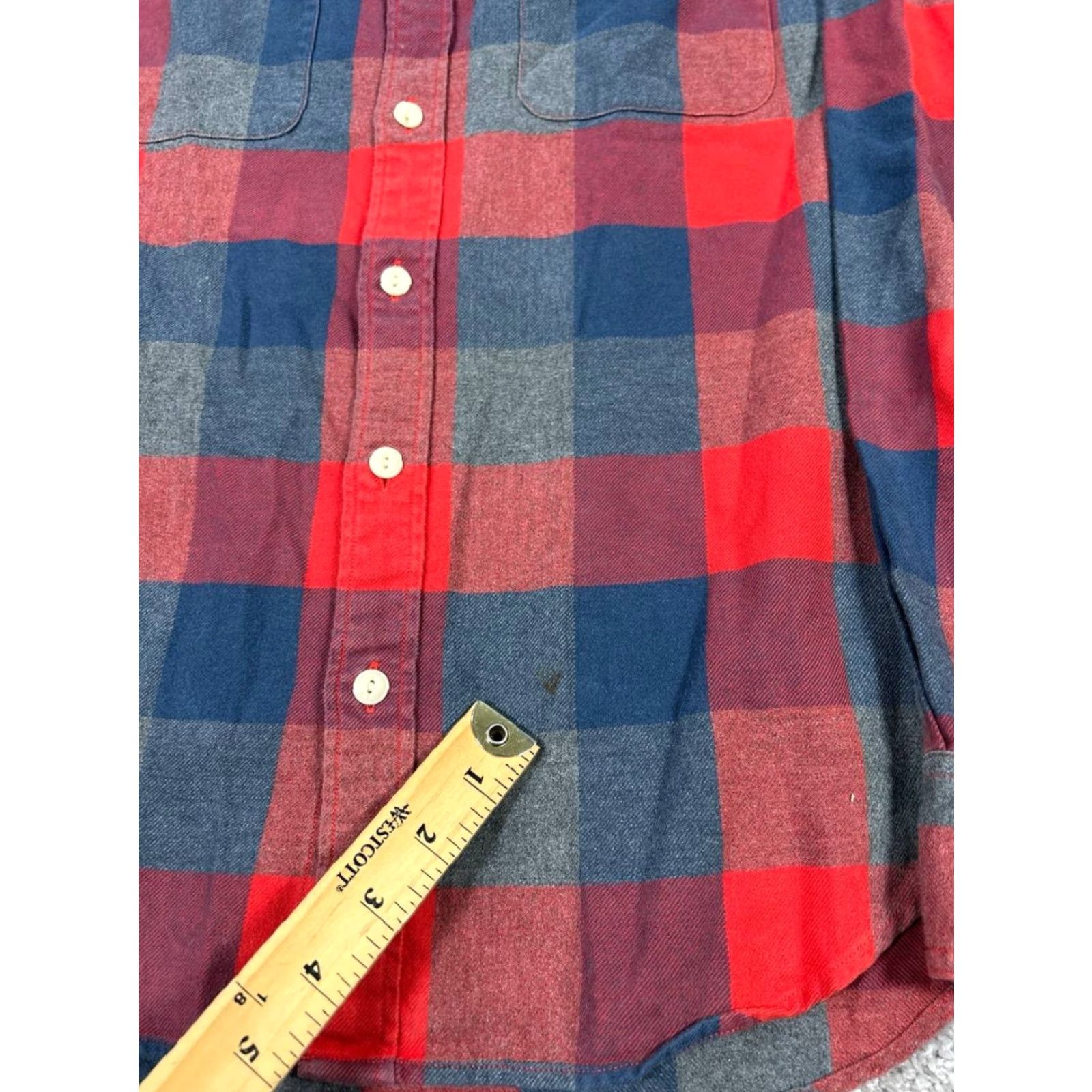 Bonobos Bonobos Shirt Mens M Red Cotton Flannel Button-Up Slim Casual Pattern Plaid Long Sleeve Collar Button-Up Mens Size US M / EU 48-50 / 2 - 5 Thumbnail