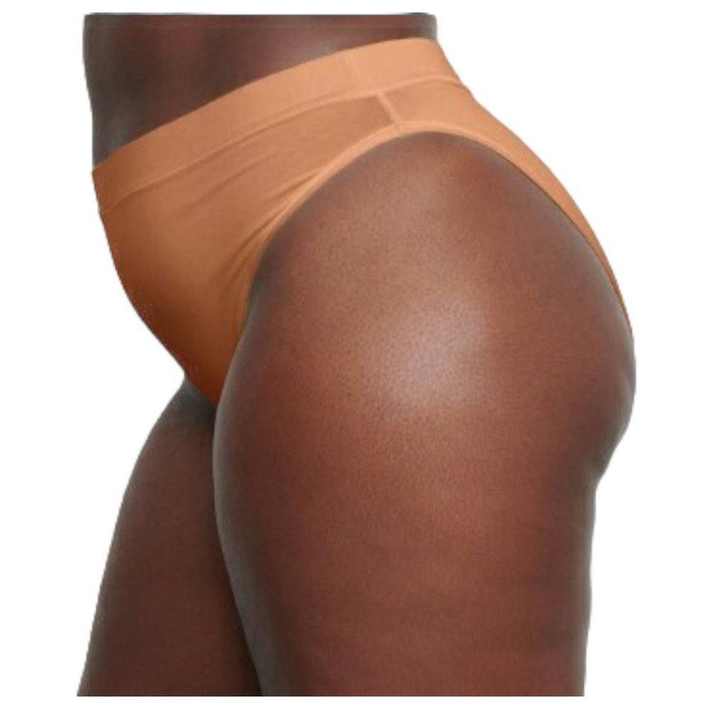 Designer CT641a Skims NWT Cotton Jersey Cheeky Tanga Panty Camel 4X Size ONE SIZE - 2 Thumbnail