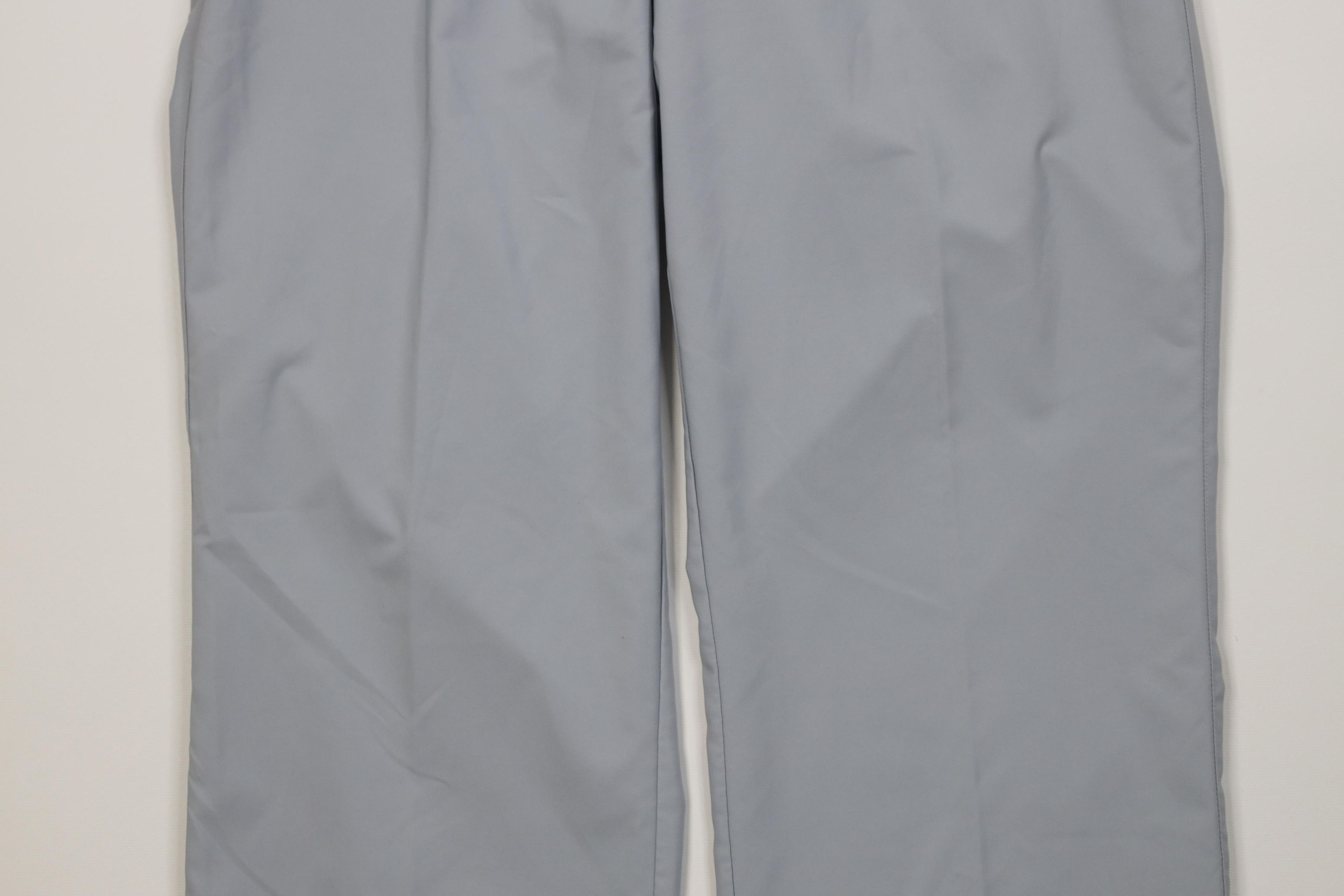 Adidas Vintage Y2K Adidas Golf Tech Knit Wide Leg Chino Pants Gray Size US 34 / EU 50 - 3 Thumbnail