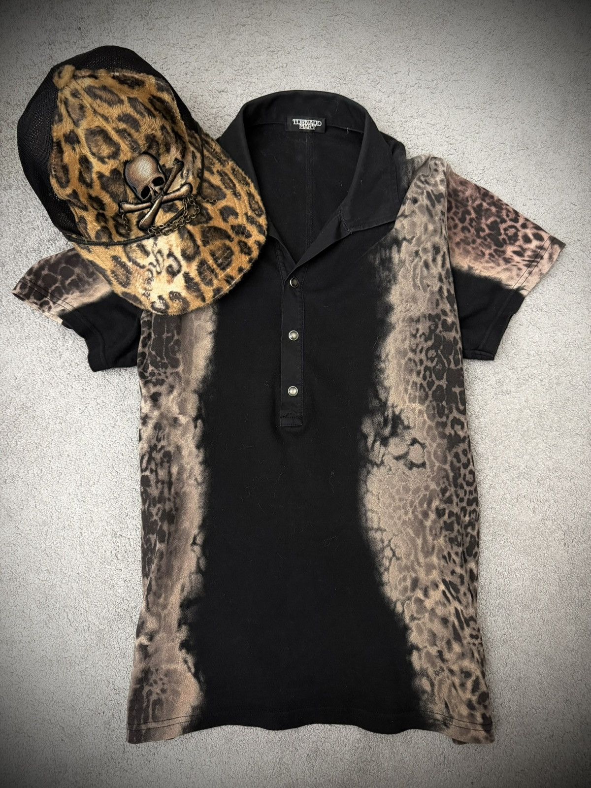 Tornado Mart Tornado Mart Leopard Polo Shirt Size US M / EU 48-50 / 2 - 1 Thumbnail