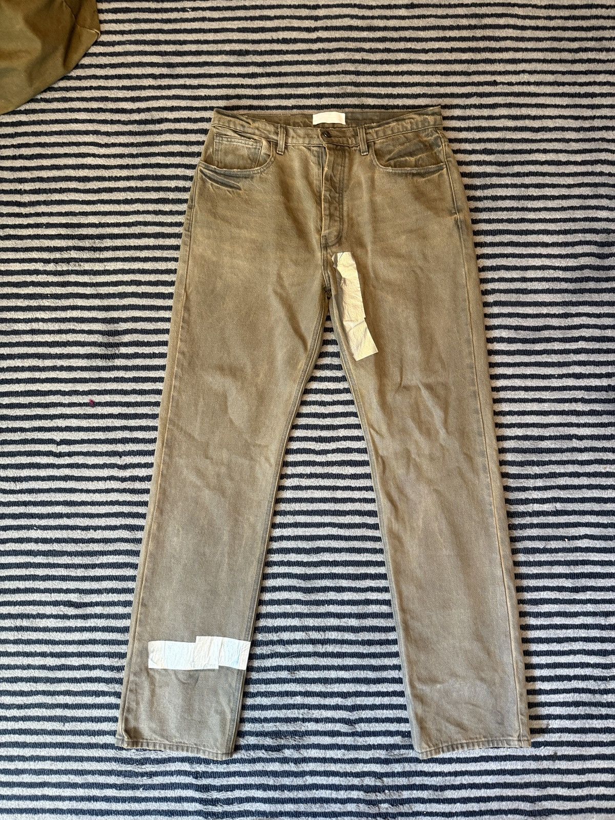ALEXANDER DIGENOVA Alexander Digenova Thrashed Black Wax Denim