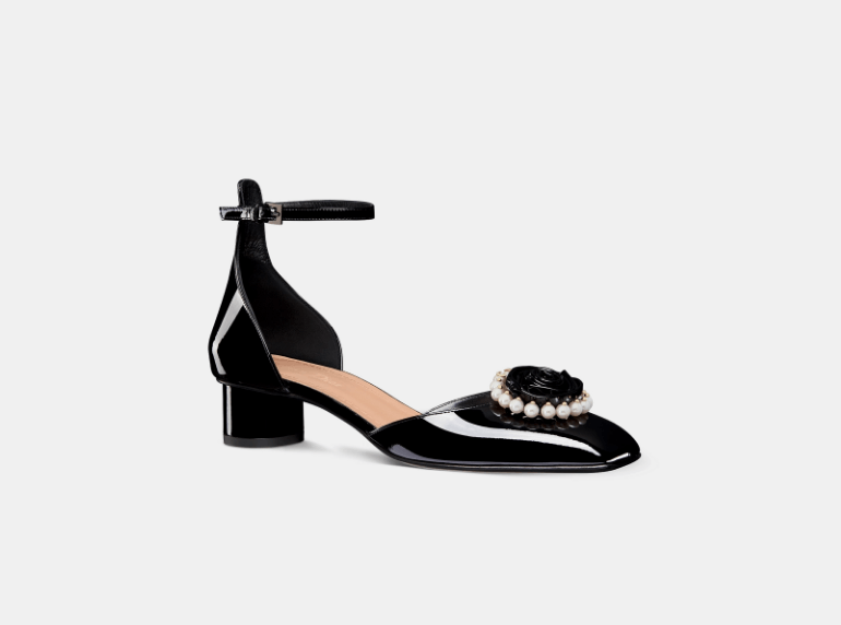 Dior o1w1db10825 KCB842 Dior Rose Pumps in Black Size US 10 / IT 40 - 2 Thumbnail