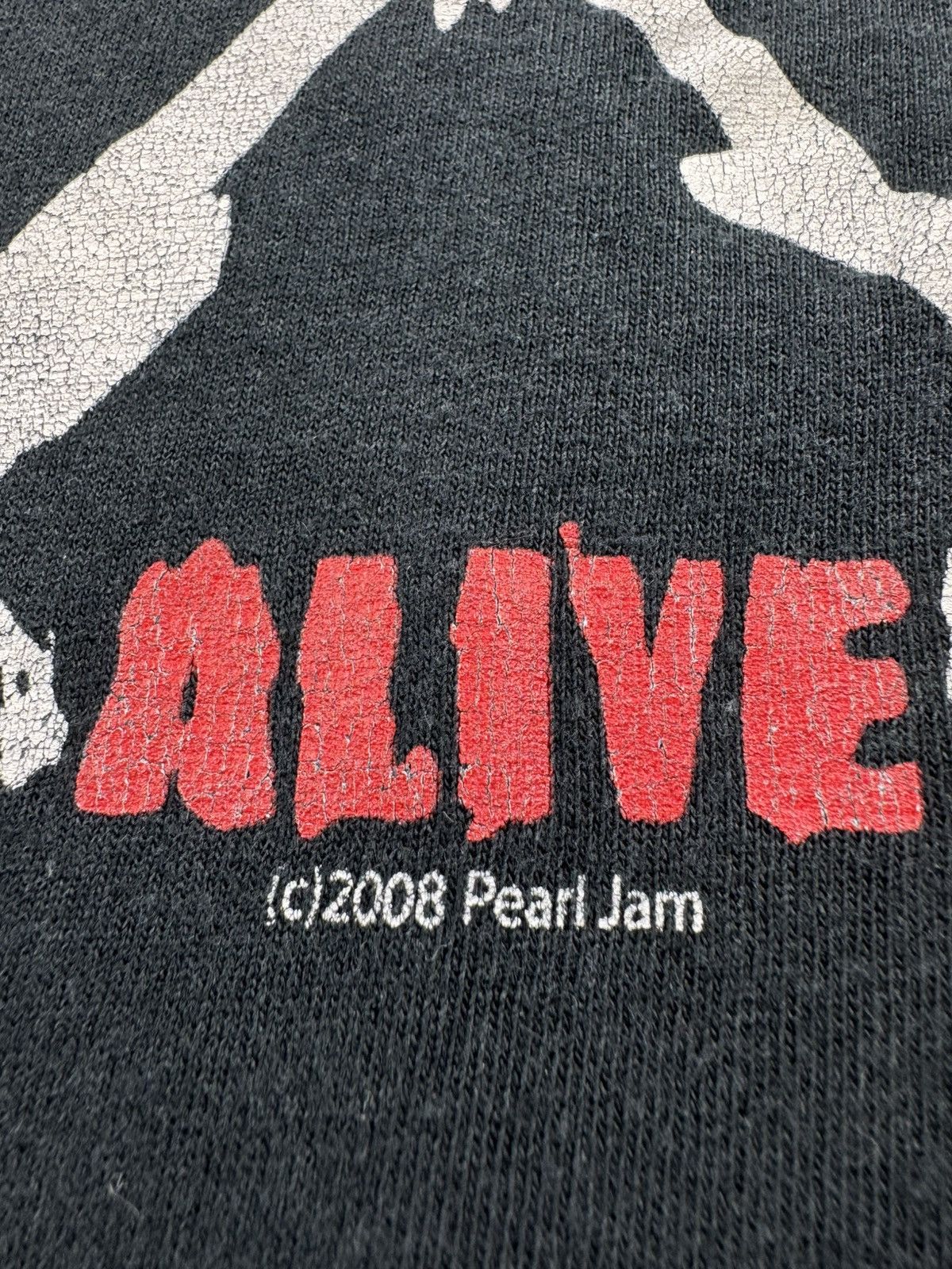 Vintage Pearl Jam 2008 Alive Stickman Men’s Rock Tour Rap Merch Hip Hop T Shirt Jersey Size US L / EU 52-54 / 3 - 10 Thumbnail