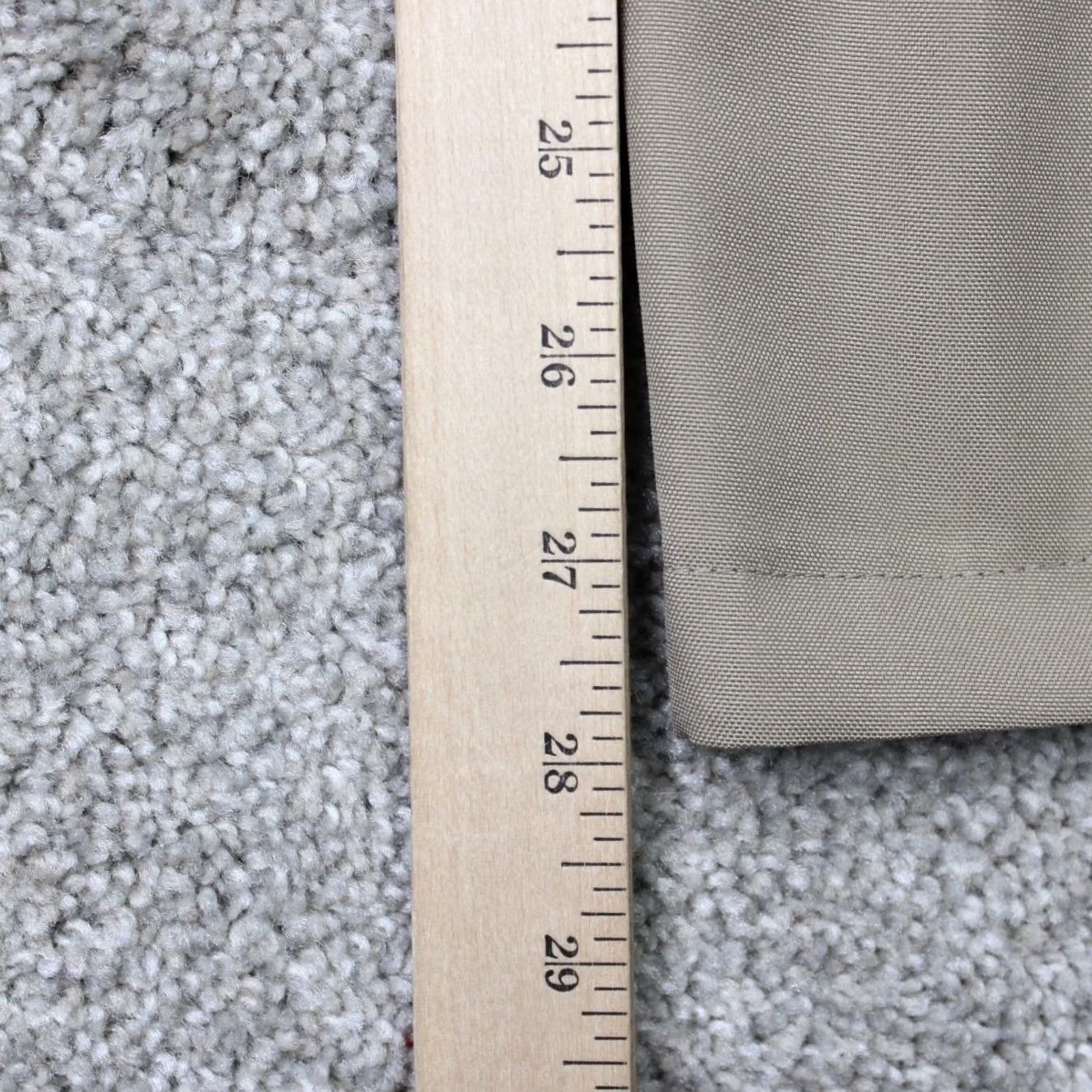 Nike Nike Pants Mens 34x28 Beige Pleated Straight Leg 100% Polyester Nike Dri-Fit 502553-235 Size US 34 / EU 50 - 3 Thumbnail