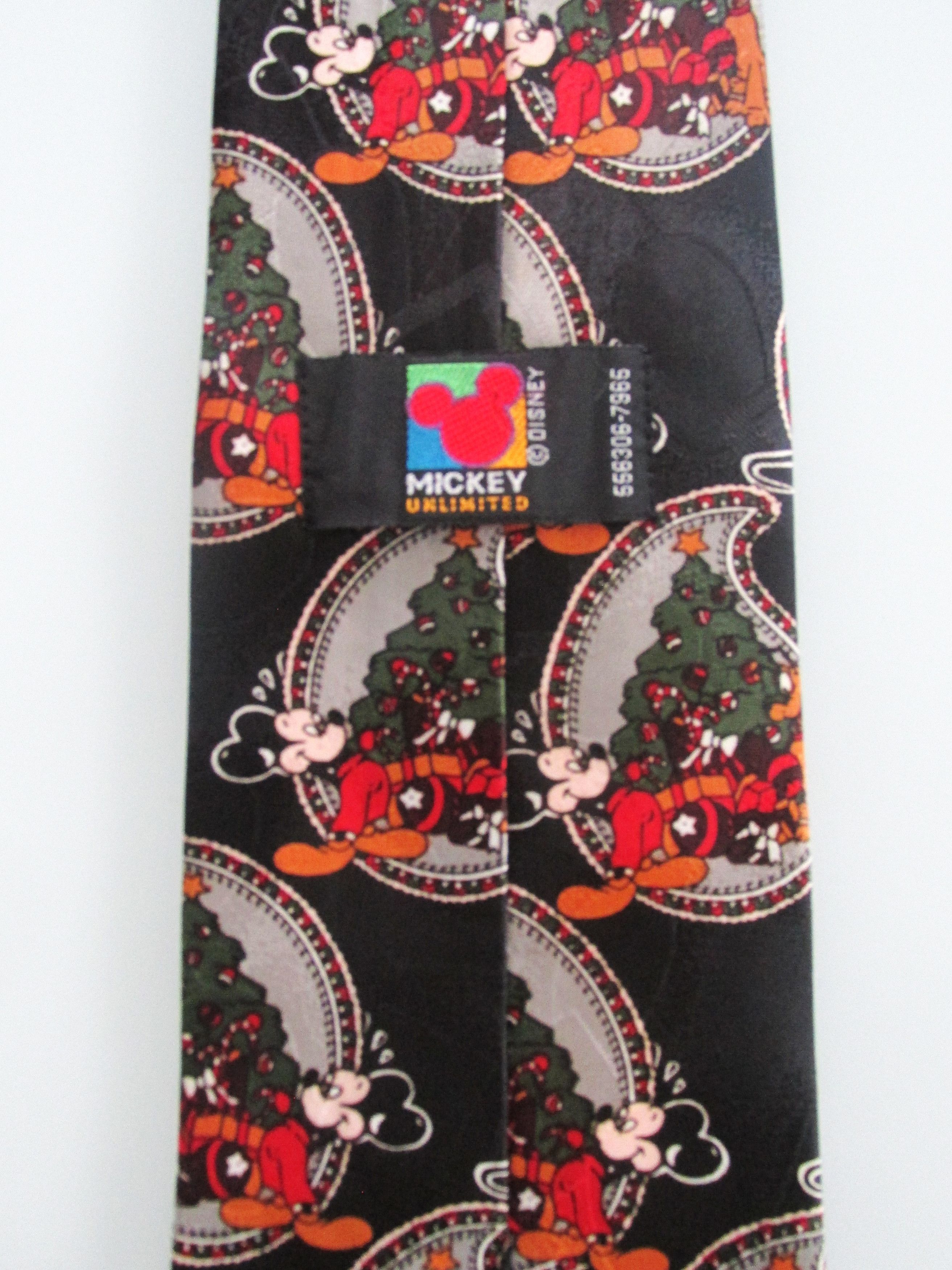 Disney Mickey Mouse/Disney Men's Christmas Tie Size ONE SIZE - 5 Thumbnail