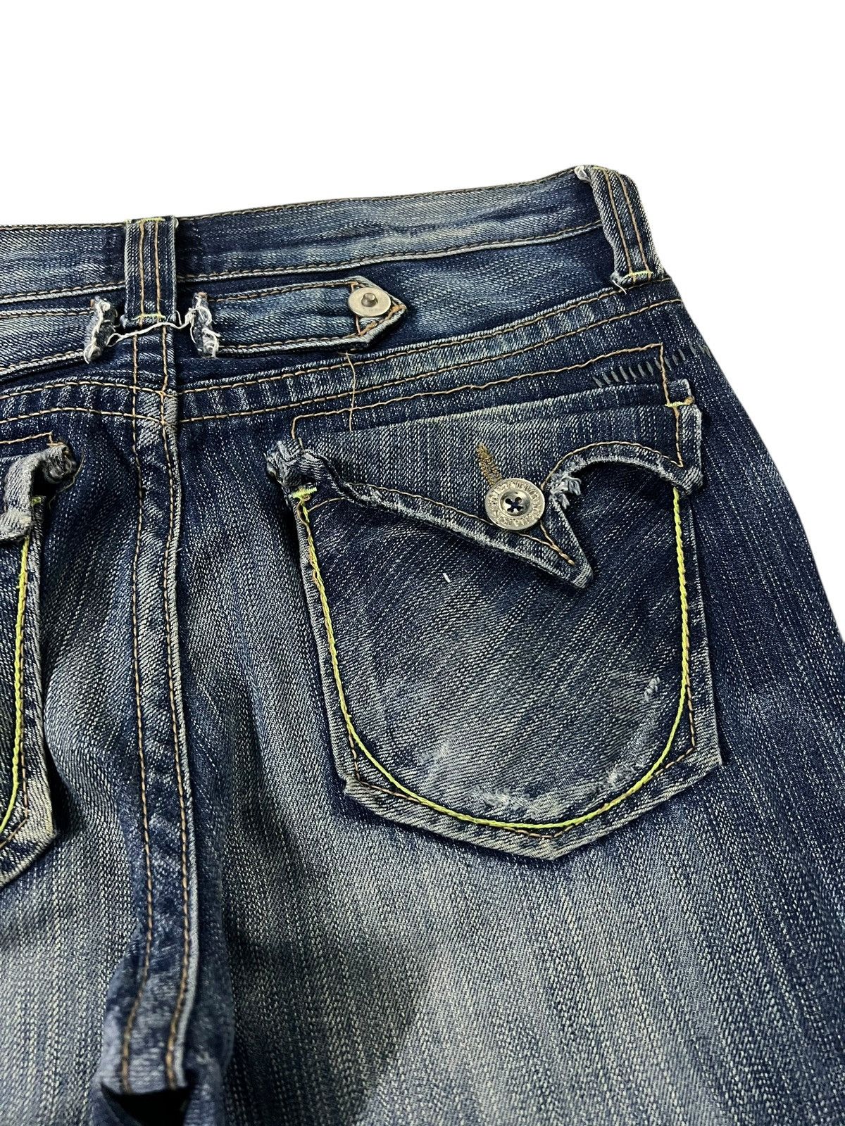 If Six Was Nine Vintage Flare Zz-First O Pinball Active Market Claw Jean Size US 30 / EU 46 - 12 Thumbnail