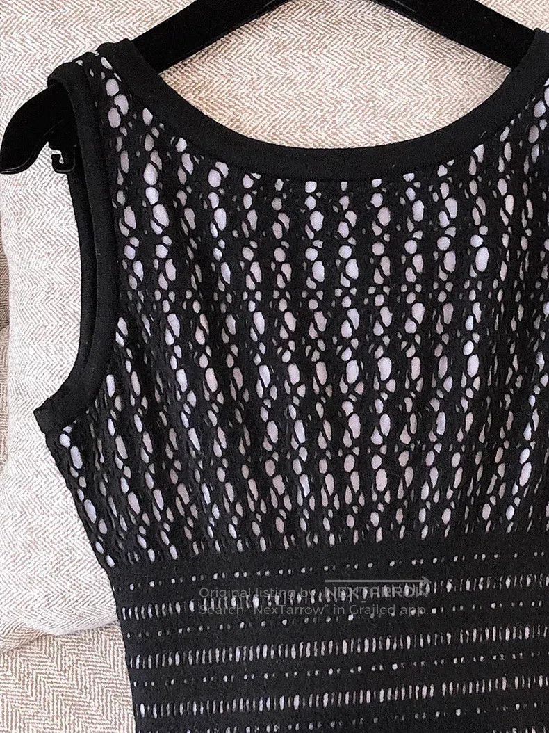 Alaia Alaia Sleeveless knitted dress with pleated design Size S / US 4 / IT 40 - 3 Thumbnail