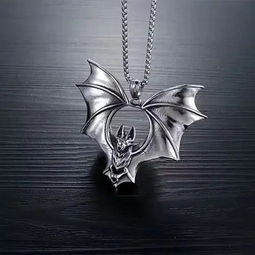 Jewelry Vampire Bat Necklace Size ONE SIZE - 1 Thumbnail