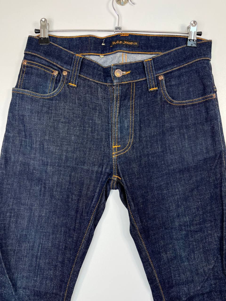 Other Nudie Jeans Co Organic Cotton Slim Fit Dark Denim Size L Size US 30 / EU 46 - 2 Thumbnail