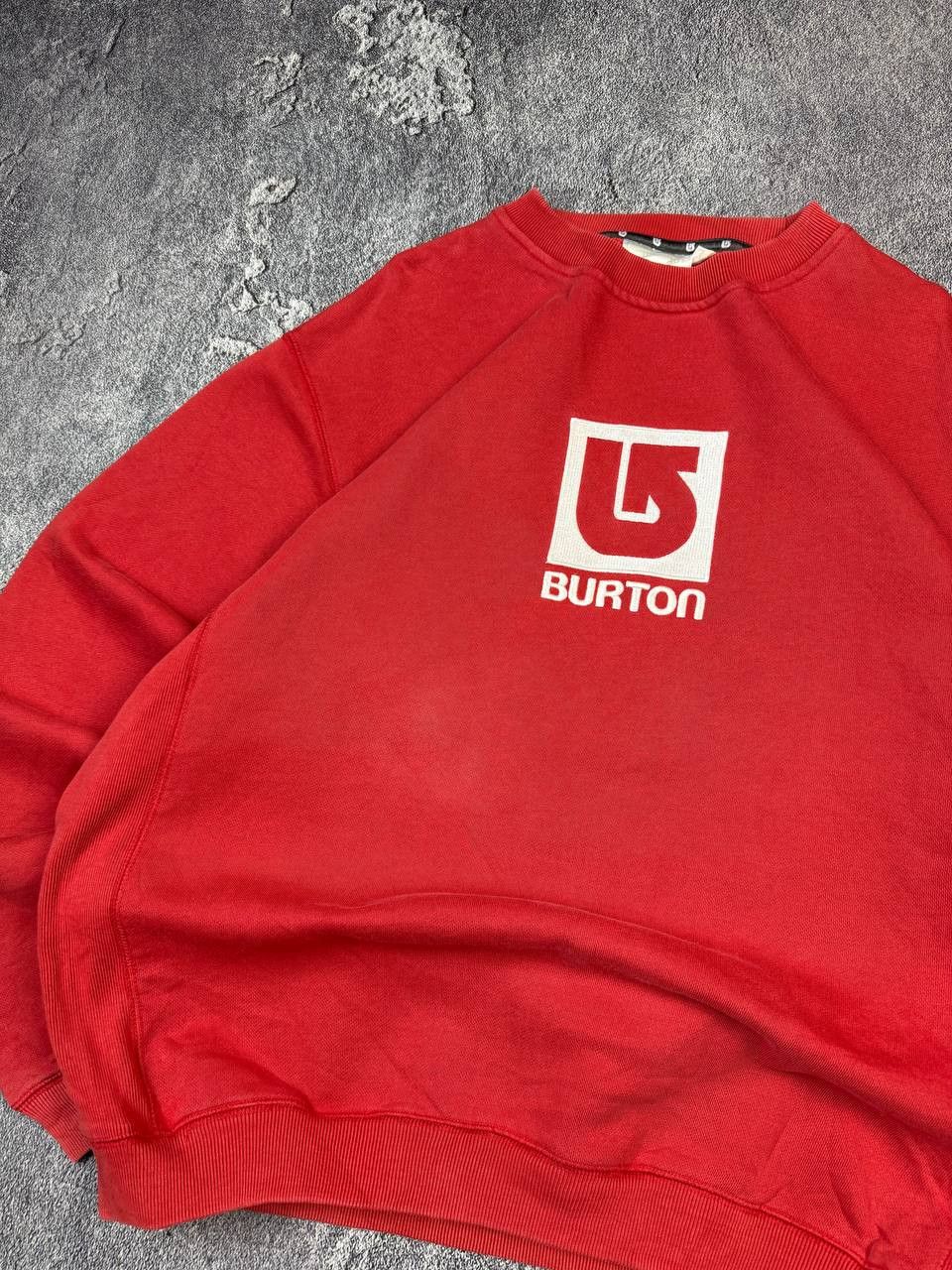 Burton Vintage 2000s Burton Embriodery Logo Boxy Sweatshirt Y2K Size US XL / EU 56 / 4 - 4 Thumbnail