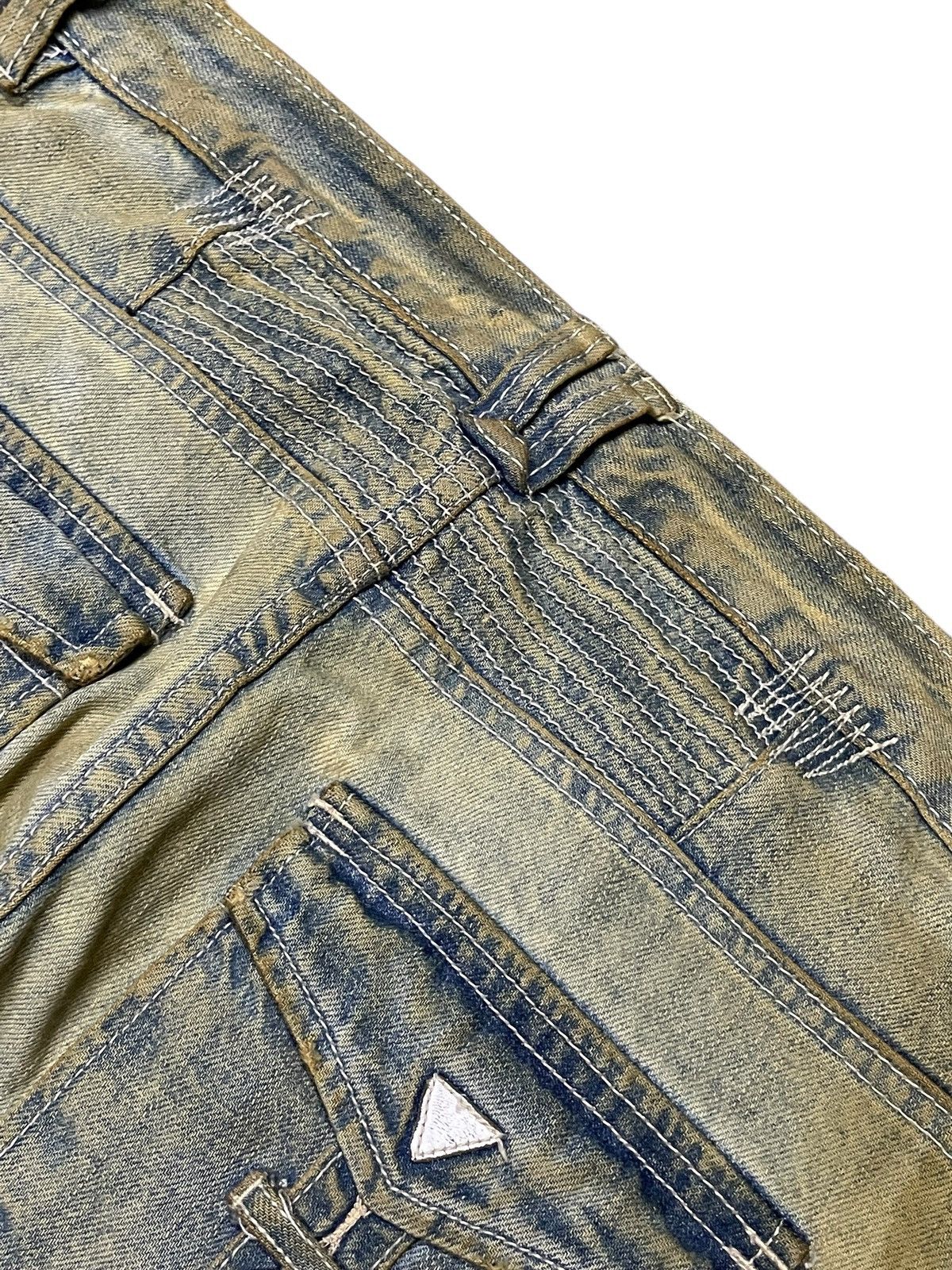 45rpm × Kapital R By 45rpm Asymmetry Muddy Curved Leg Stacked Jeans Size US 30 / EU 46 - 15 Thumbnail