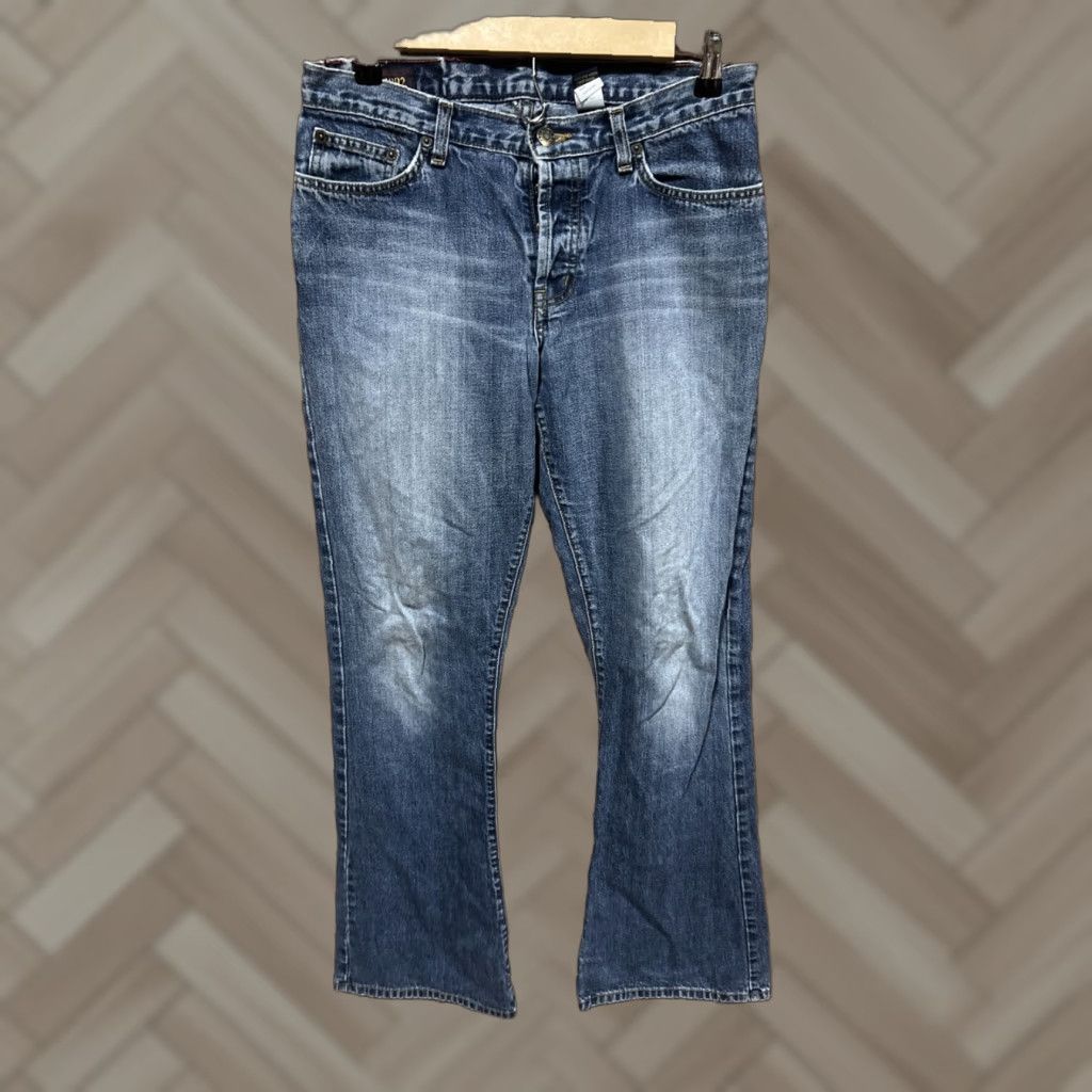 Abercrombie & Fitch Abercrombie & Fitch Jeans Flared Women 4 Blue Distressed Retro Y2K 2005 Era N/A Size 27" / US 4 / IT 40 - 1 Thumbnail