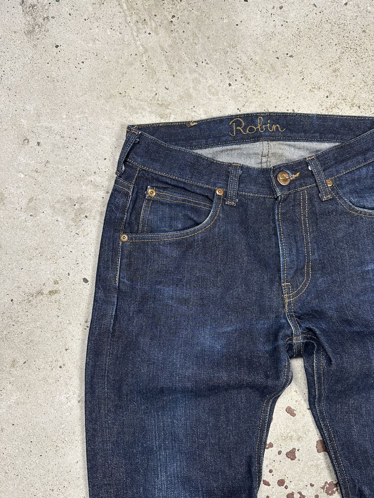 Lee Vintage Y2K Lee Robin Selvedge Raw Jeans Denim Pants Size US 29 - 9 Thumbnail