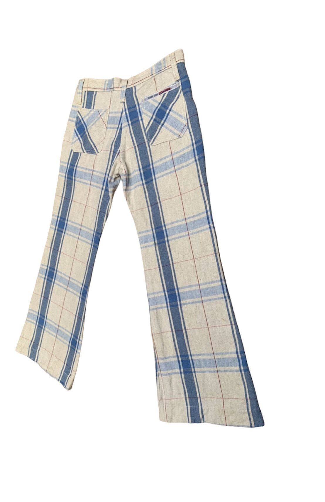 Alexander McQueen Rare.. Vintage Alexender Mcqueen Flare Plaid Pants Size US 28 / EU 44 - 6 Thumbnail