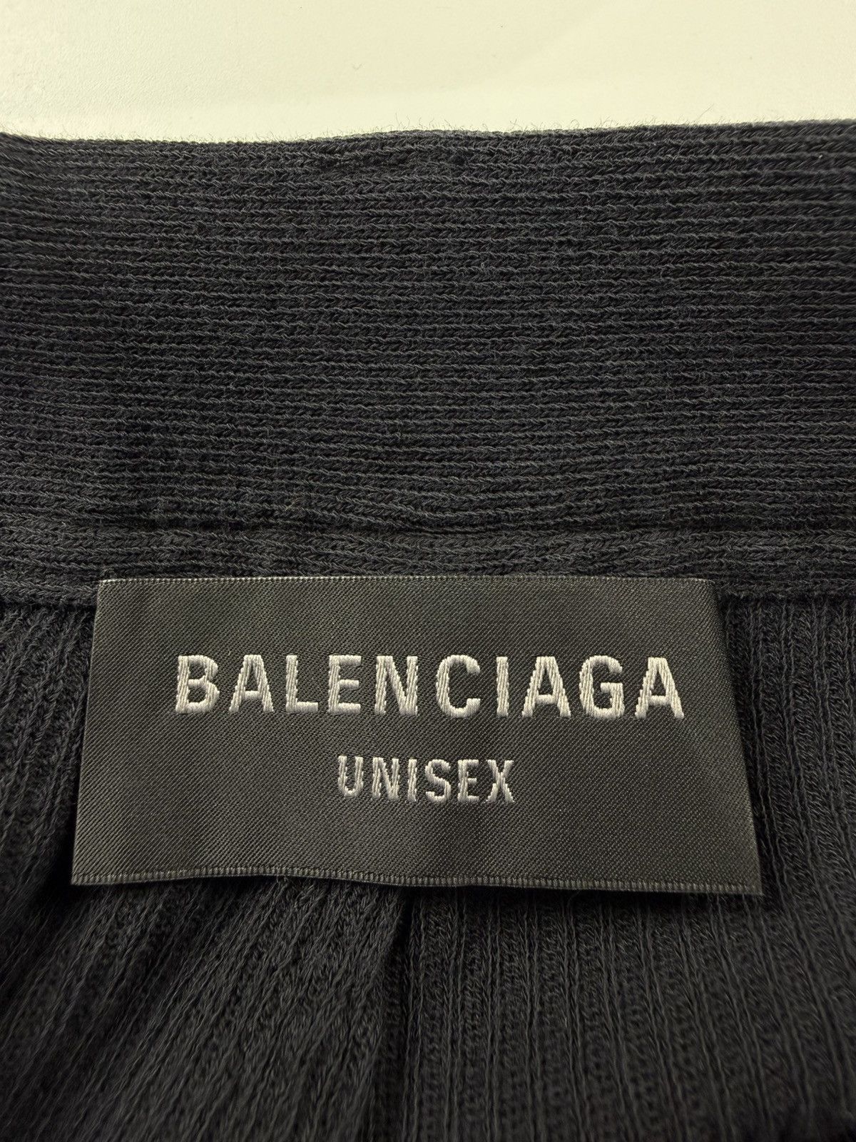 Balenciaga Balenciaga Bleached Cotton Rib Knit Pants Size US 33 - 14 Thumbnail